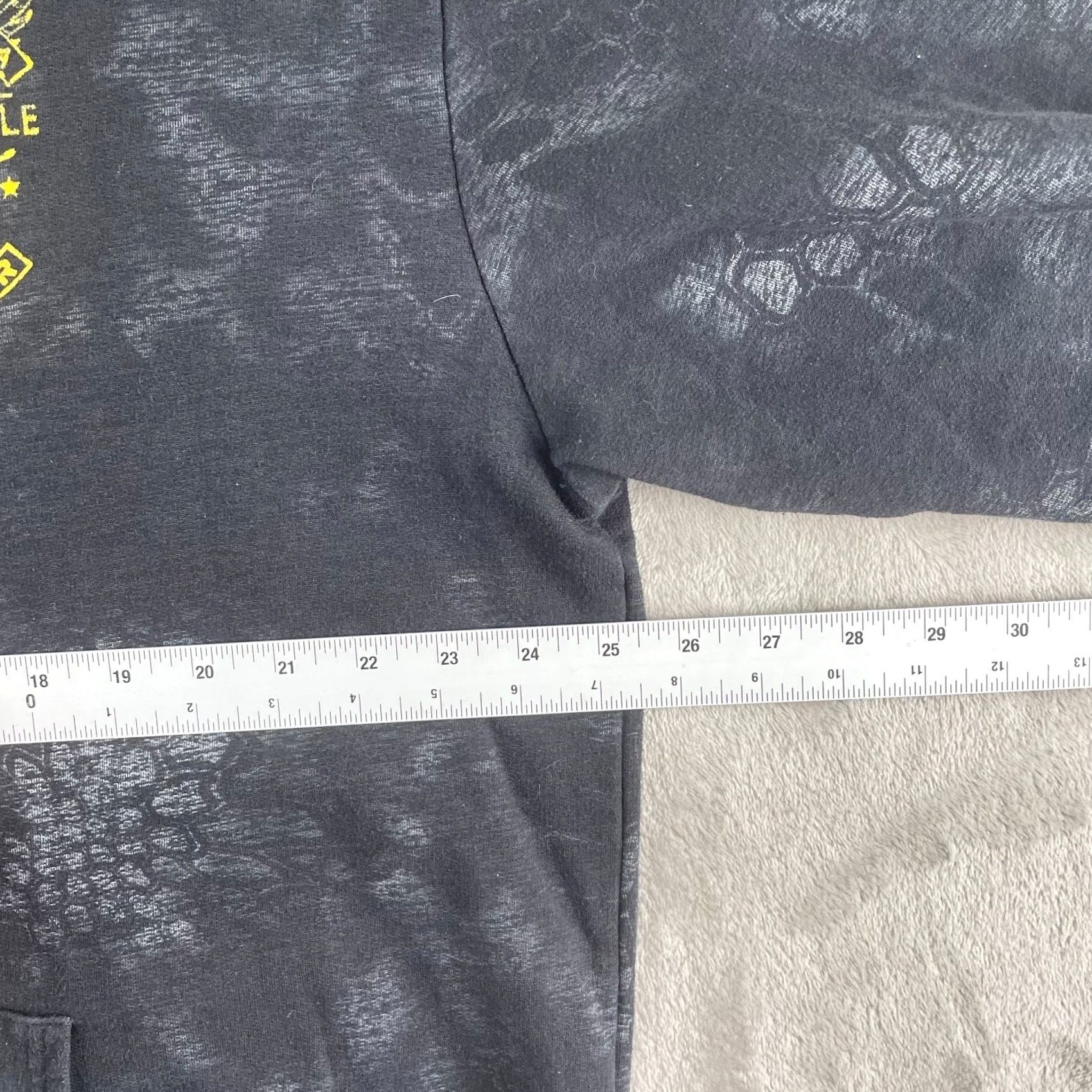 Affliction Affliction Hoodie Men 2XL Black AOP Spirit Of A Warrior Eagle CHRIS KYLE FROG Geometric Zipper Full Zip Distressed Mens Size US XXL / EU 58 / 5 - 5 Thumbnail