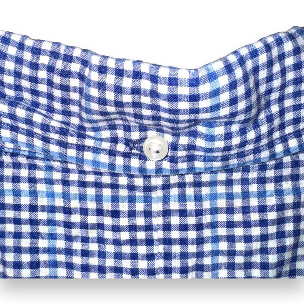 Polo Ralph Lauren Polo Ralph Lauren Blue Check Purcell Polo Size XL Size US XL / EU 56 / 4 - 8 Thumbnail