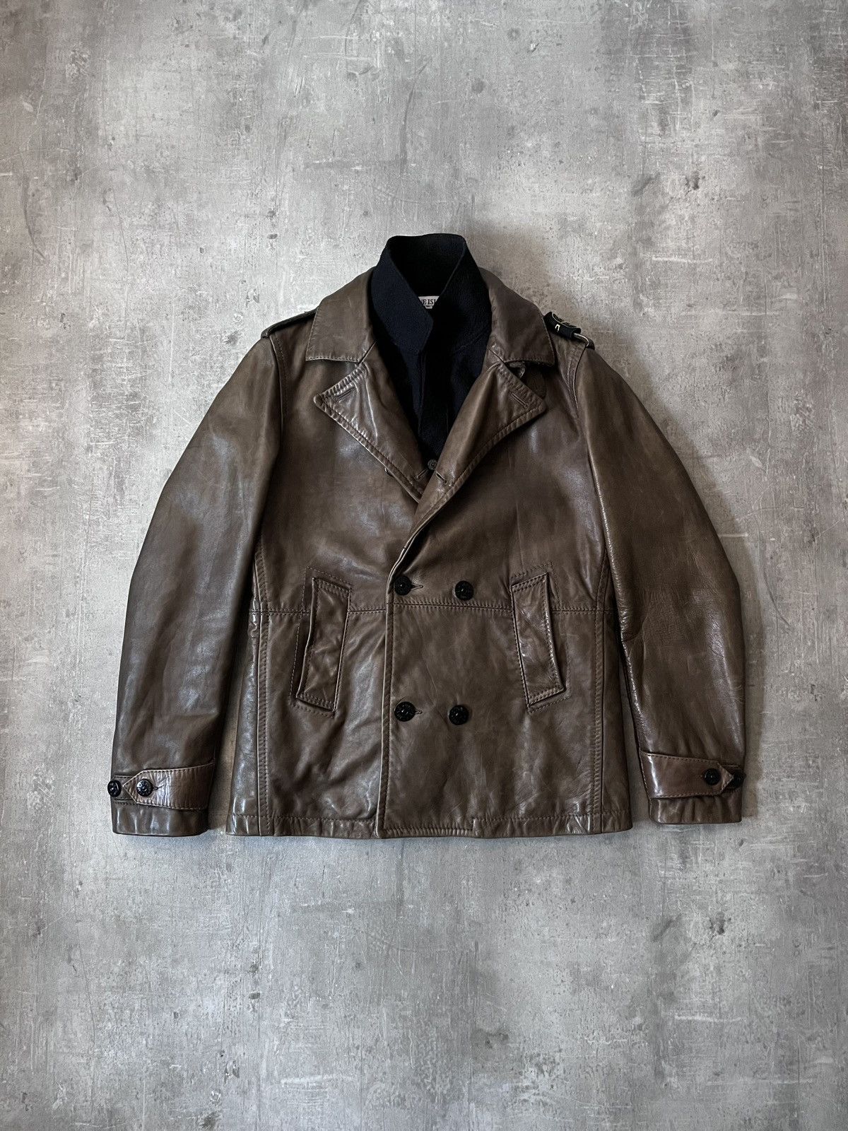 Stone Island Stone Island A/W 2008 2 in 1 leather jacket coat Size US M / EU 48-50 / 2 - 1 Thumbnail