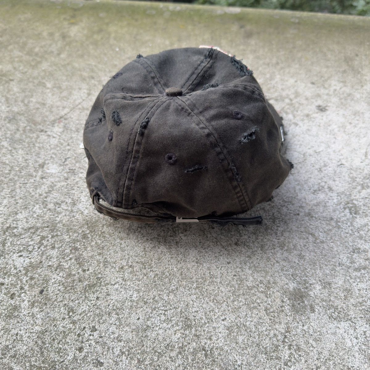 Vintage Thrashed Faded Distressed London Hat ERD Grunge Punk Size ONE SIZE - 12 Thumbnail
