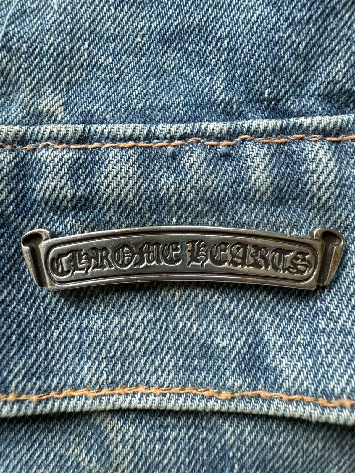 Chrome Hearts Chrome hearts levis cross patches denim jacket Size US S / EU 44-46 / 1 - 10 Thumbnail