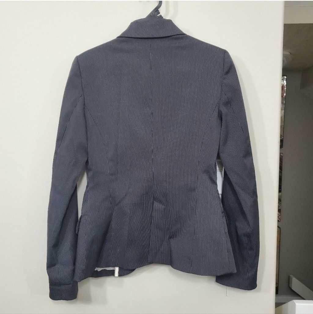 Mango Mango top suit pinstripe blazer print dark grey Size XS / US 0-2 / IT 36-38 - 2 Thumbnail