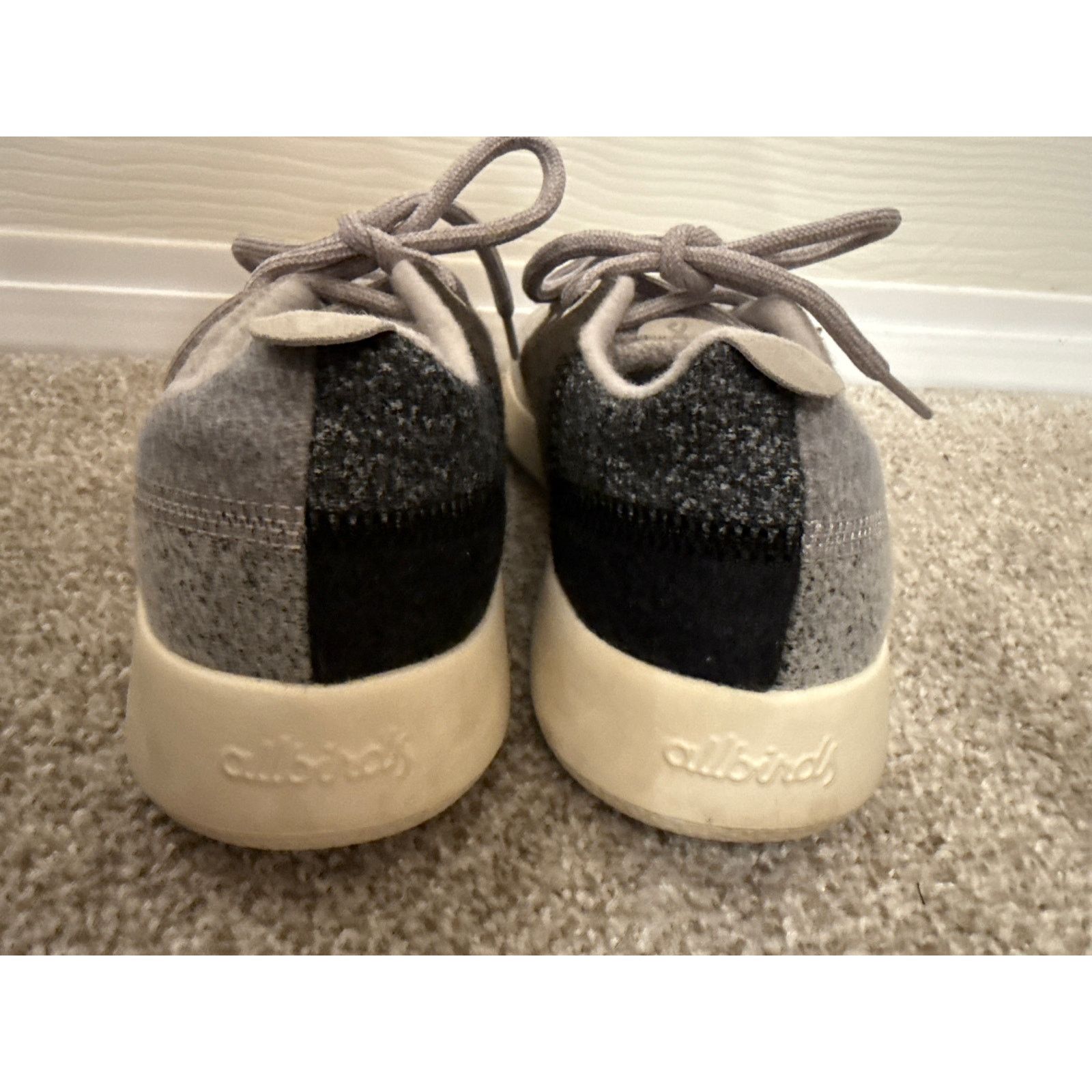 Allbirds Allbirds Womens Color Block Wool Runners Grey Scale,7 Size US 7 / IT 37 - 8 Thumbnail