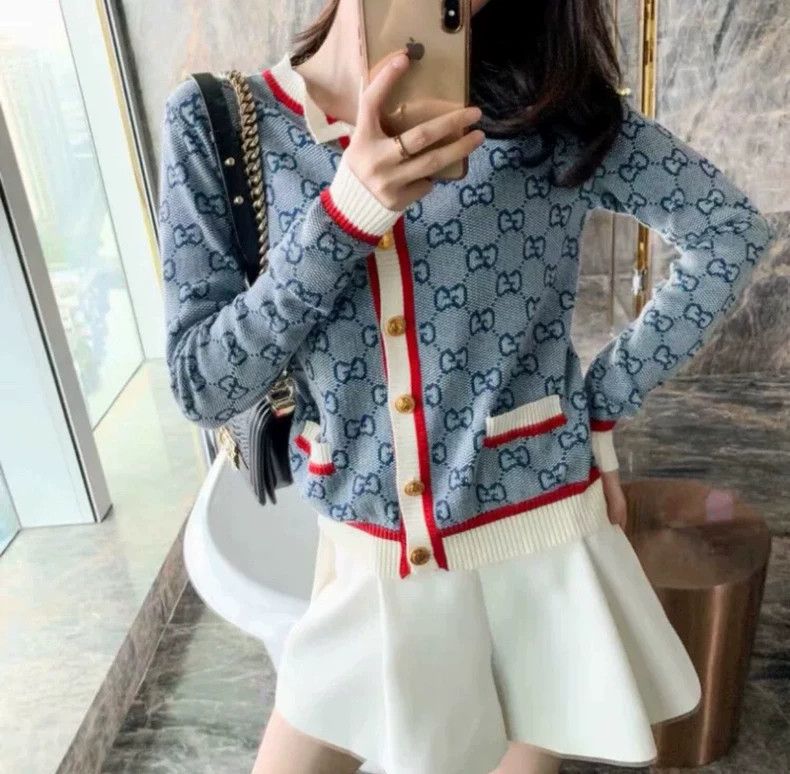 Gucci Gucci Full logo cardigan jacket 2504-Nextarrow Size M / US 6-8 / IT 42-44 - 6 Thumbnail