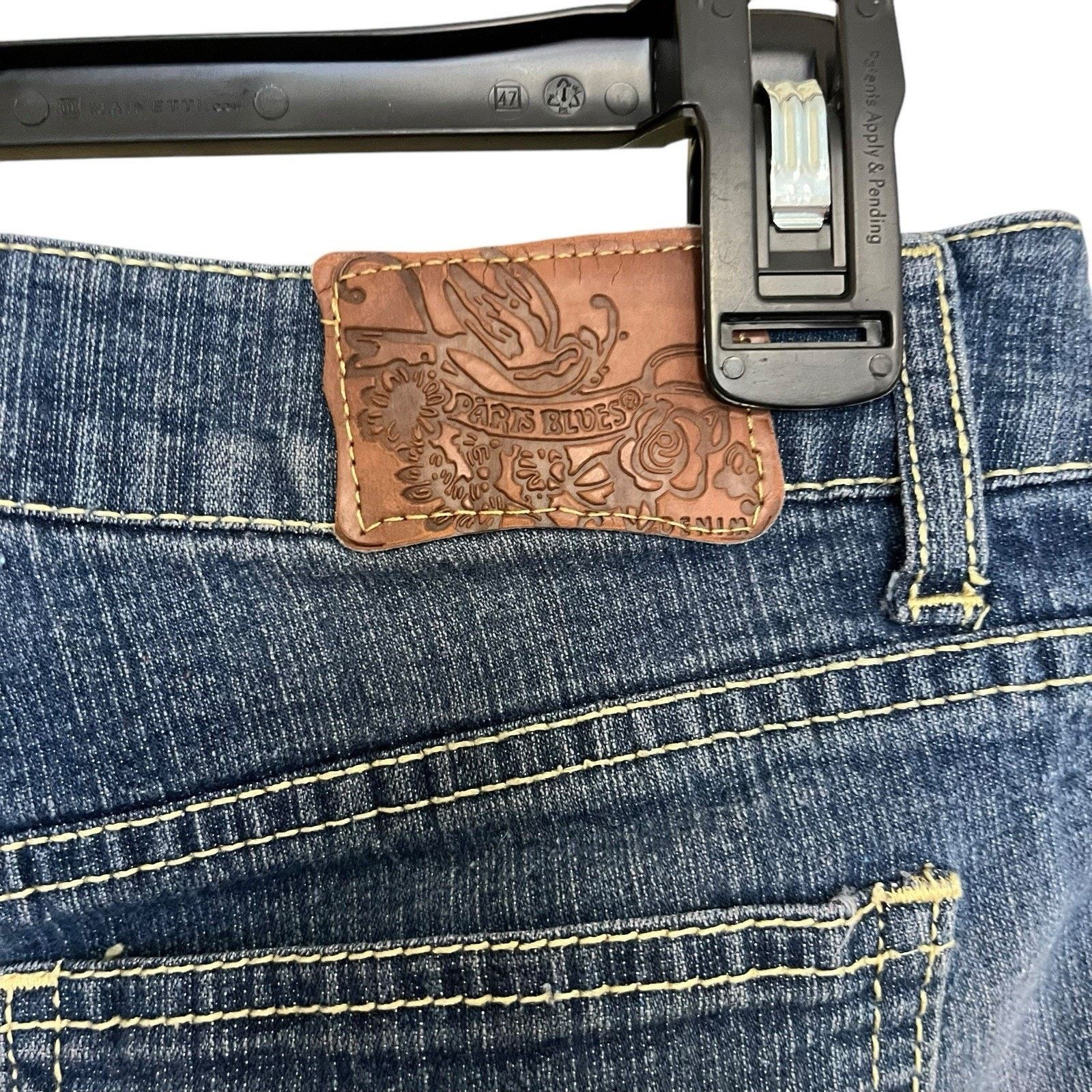 Vintage Paris Blues Vintage 90s Y2K Bermuda Denim Jean Shorts Size 3 Size 29" - 5 Thumbnail