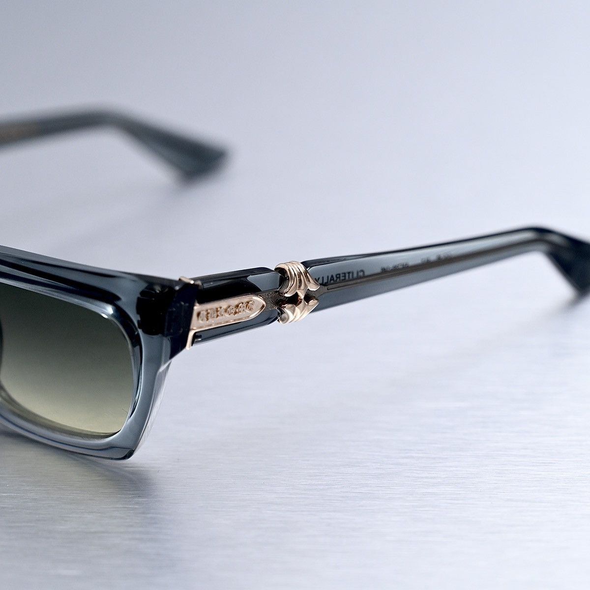 Chrome Hearts CHROME HEARTS CLITERALLY SLATED SUNGLASSES Size ONE SIZE - 4 Thumbnail
