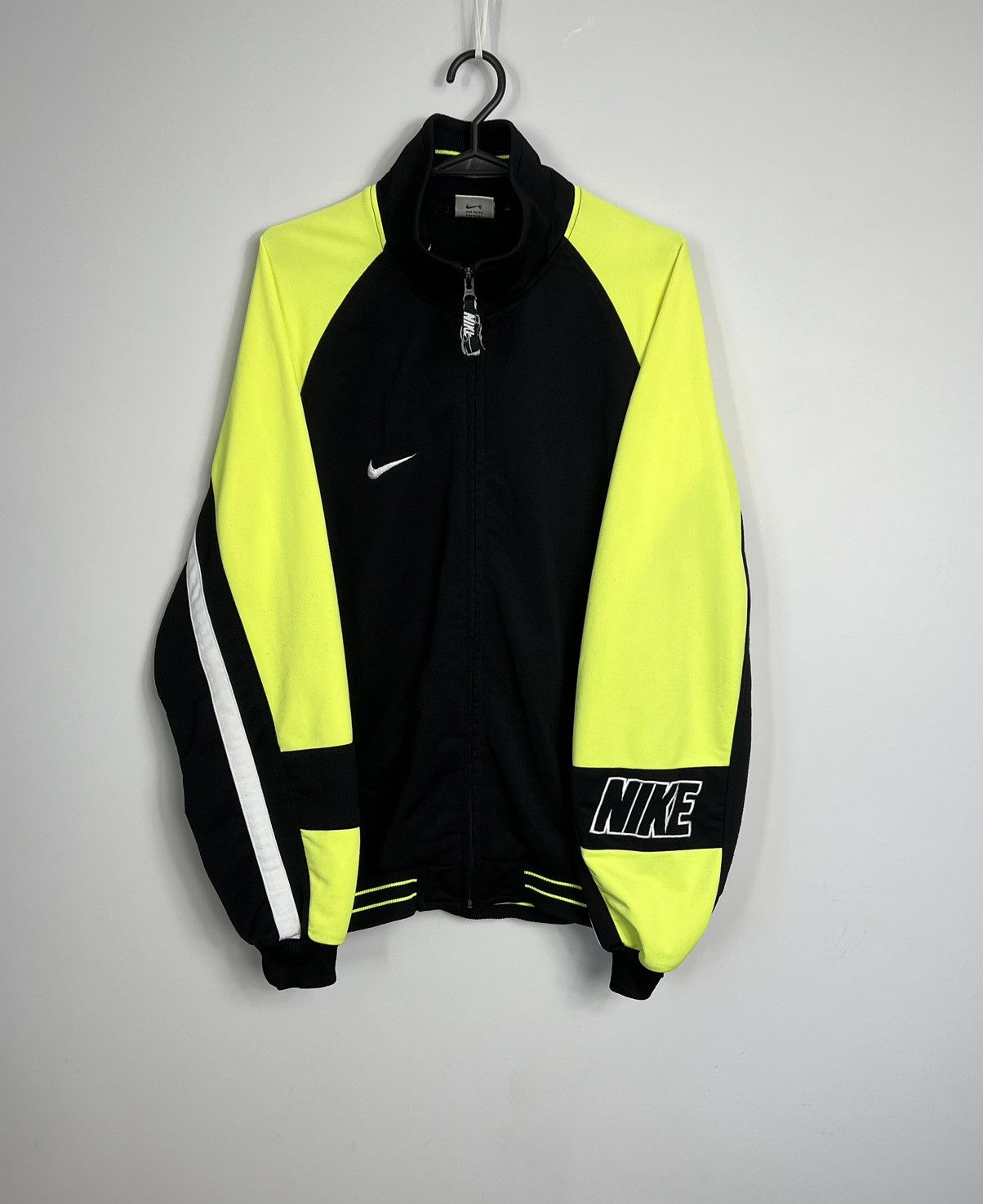 Nike × Vintage Sweatshirt Nike spellout vintage 90’s zipped logo Size US M / EU 48-50 / 2 - 1 Thumbnail