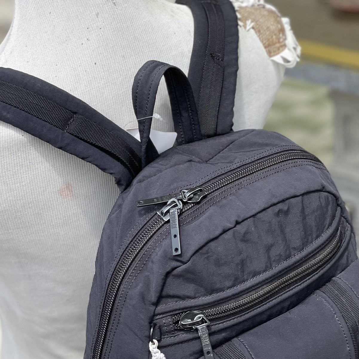 Japanese Brand ❗️Outdoor Gear Style Hedgren Multi-Pocket Black Backpack Size ONE SIZE - 4 Thumbnail