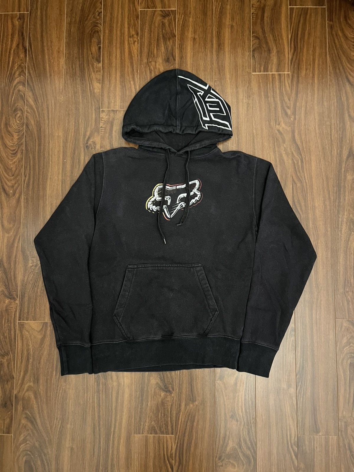 Fox Racing Men's Vintage Y2K Fox Racing Graphic Hoodie Size US S / EU 44-46 / 1 - 1 Thumbnail