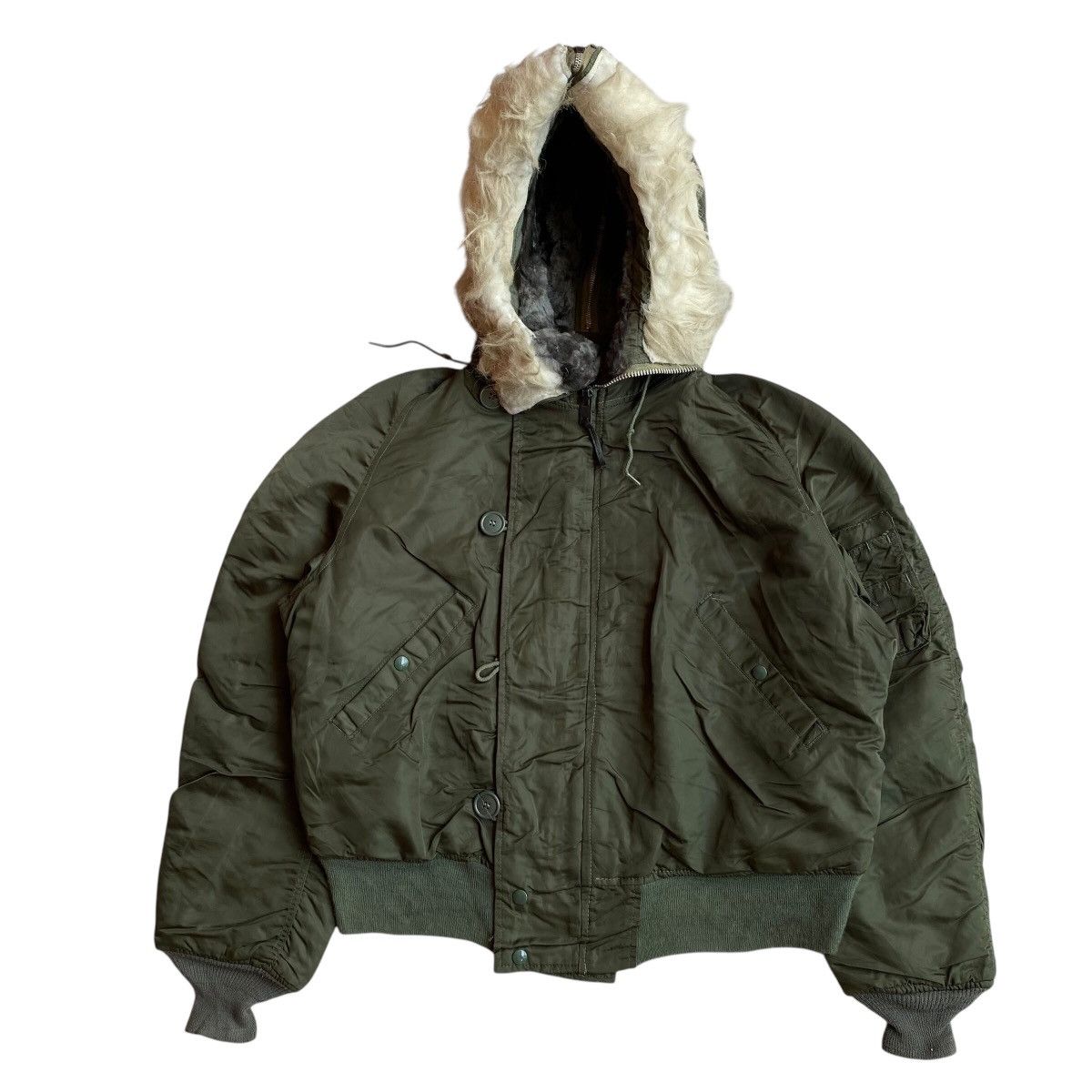 Alpha Industries × Vintage Vintage Alpha Industries N-2B Jacket Size US L / EU 52-54 / 3 - 1 Thumbnail