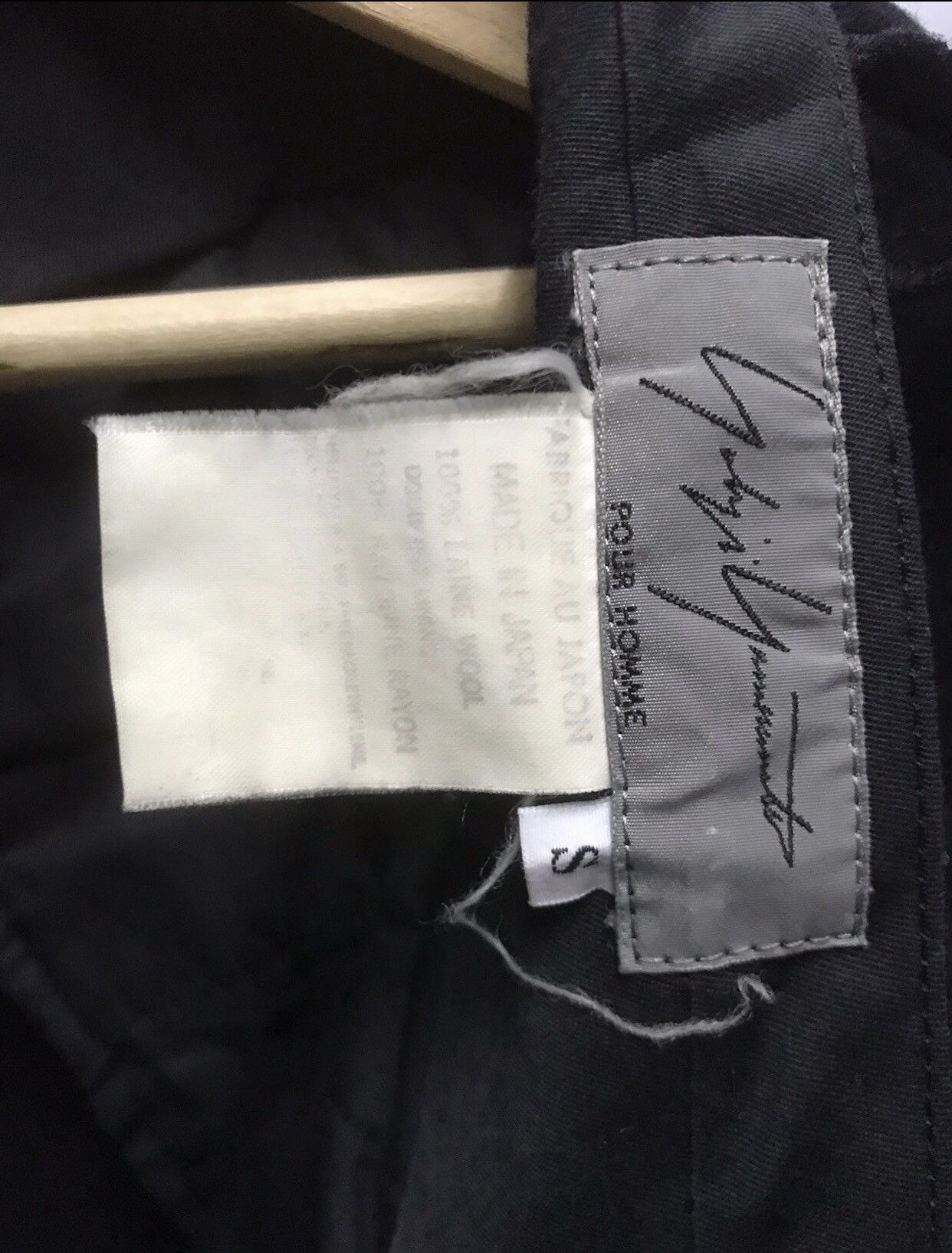 Yohji Yamamoto Yohji Yamamoto Cropped 3q Pants Size US 30 / EU 46 - 11 Thumbnail
