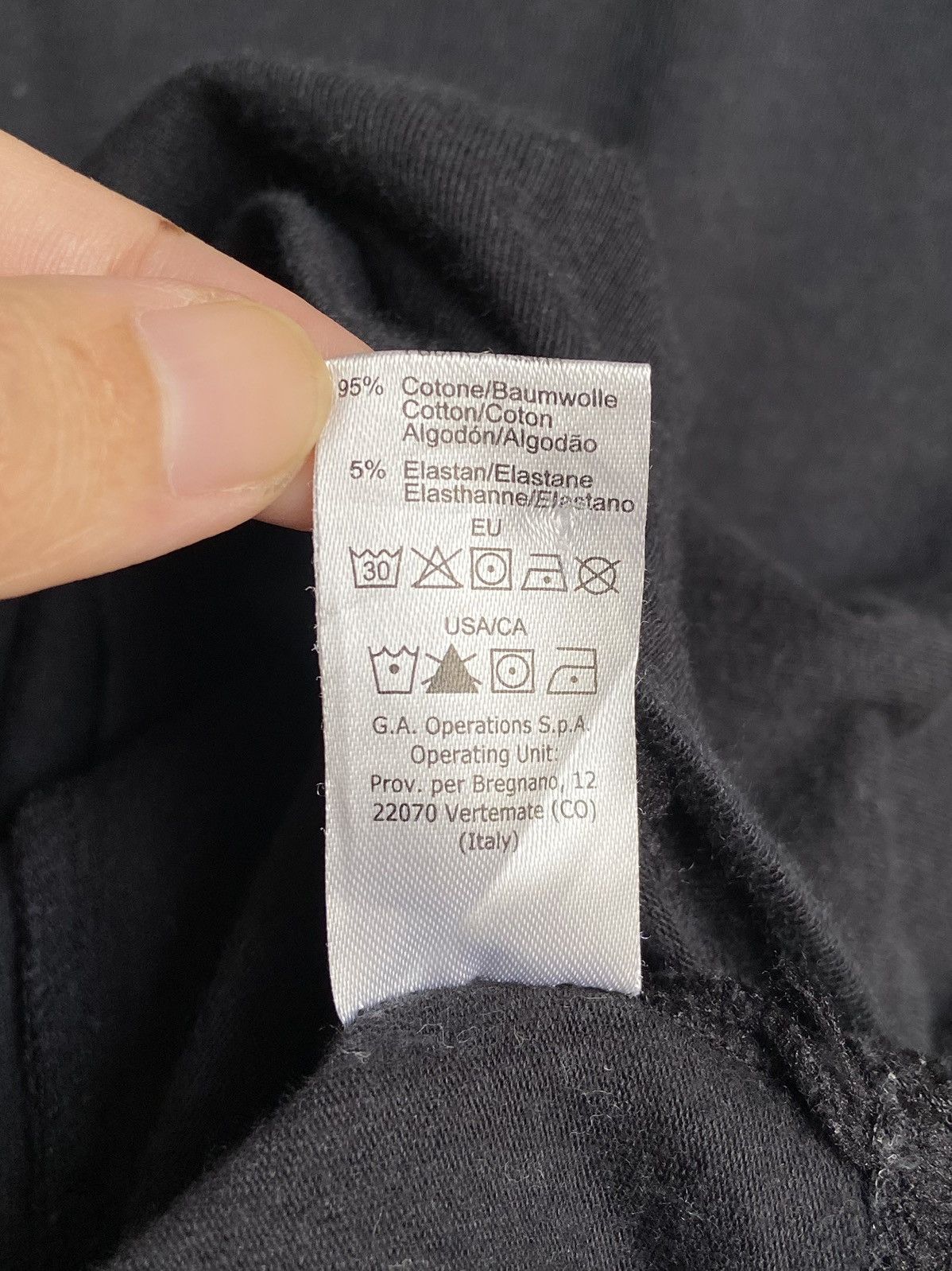 Emporio Armani EMPORIO ARMANI Black T-shirt Size US XS / EU 42 / 0 - 13 Thumbnail