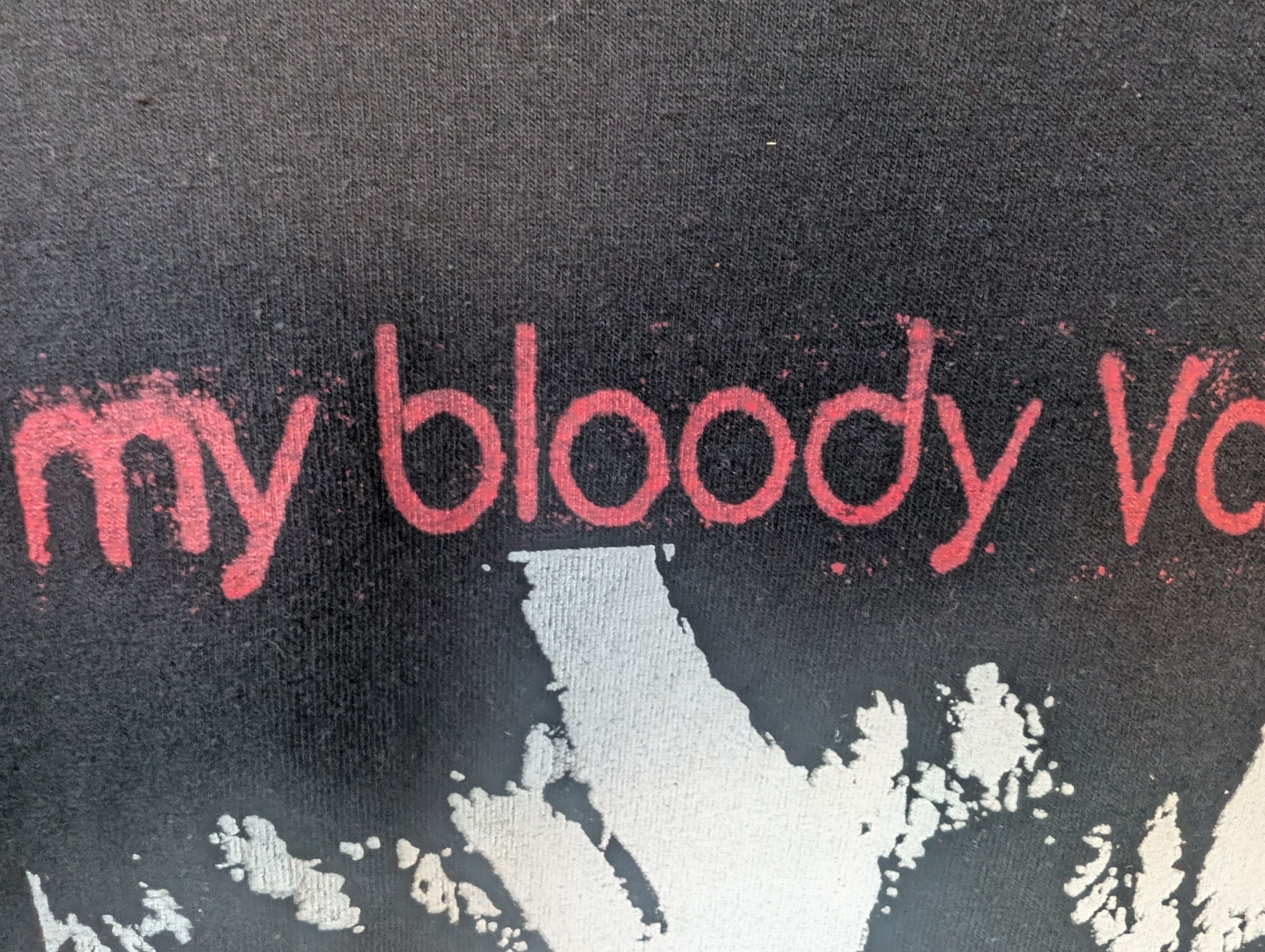 Gildan Vintage My Bloody Valentine Custom Hand Print Tee Size US M / EU 48-50 / 2 - 6 Thumbnail