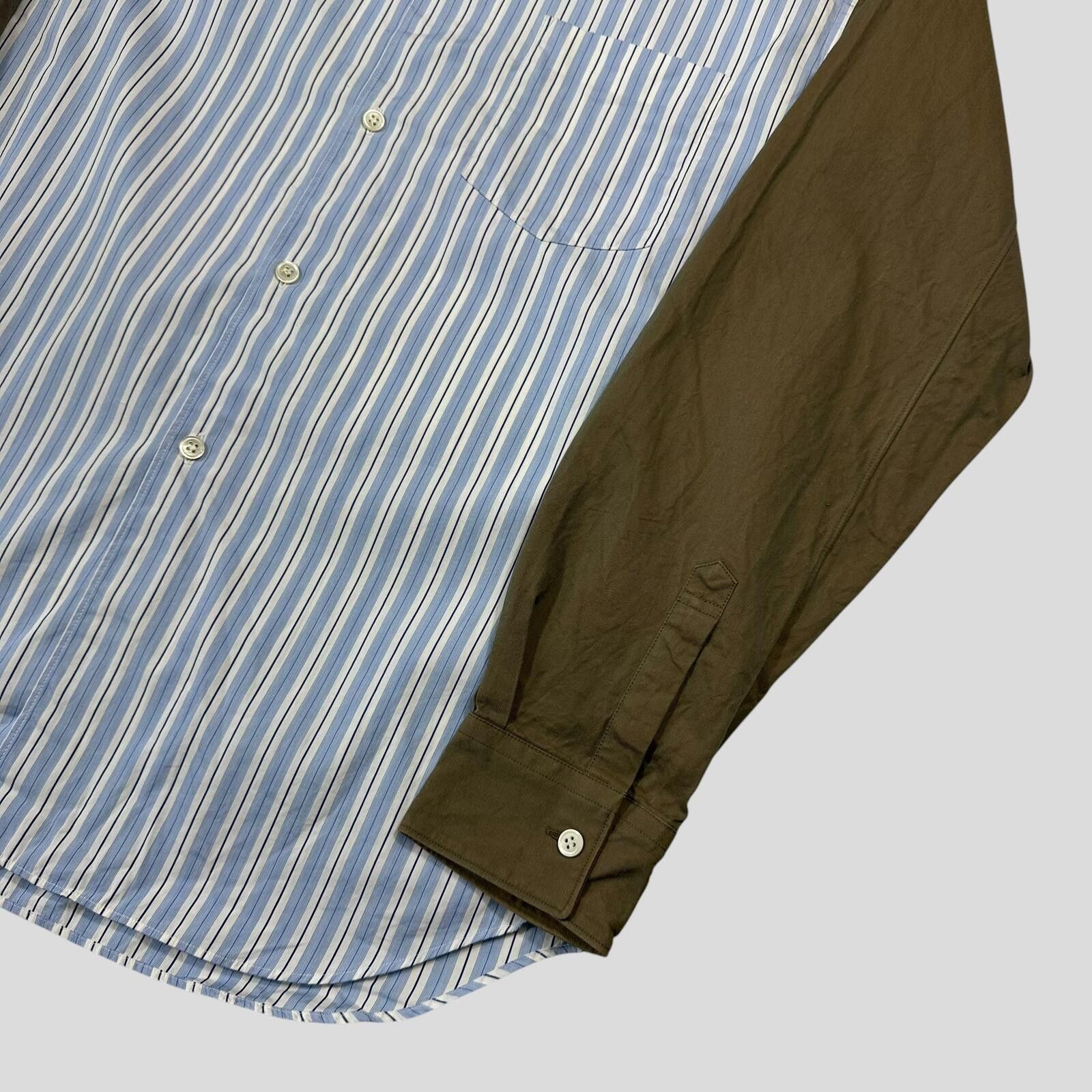Comme des Garcons Comme Des Garçons SHIRT 00’s Striped Baby Blue Shirt - M Size US M / EU 48-50 / 2 - 5 Thumbnail