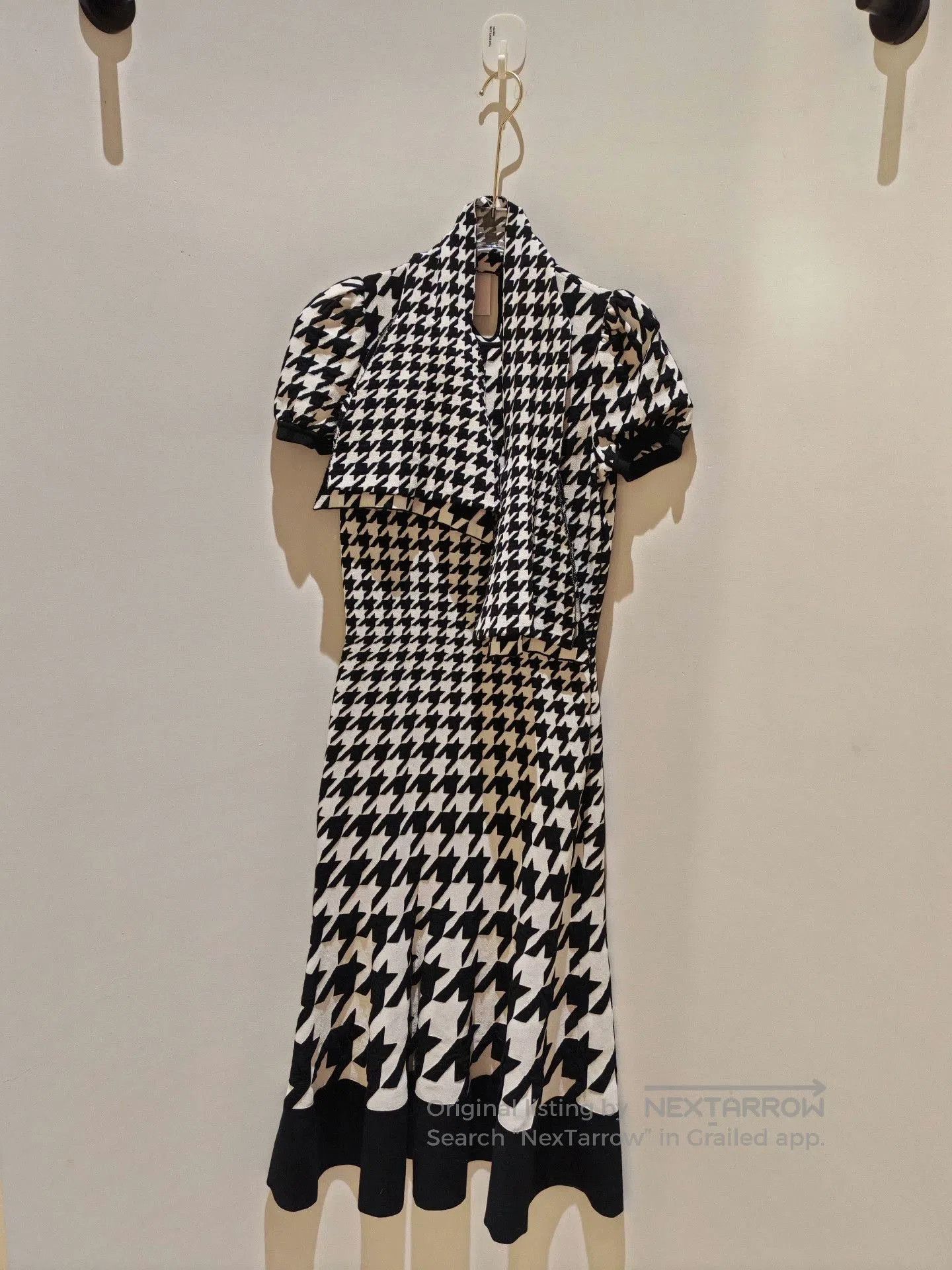 Alexander McQueen Alexander McQueen Houndstooth Dress. Size S / US 4 / IT 40 - 2 Thumbnail
