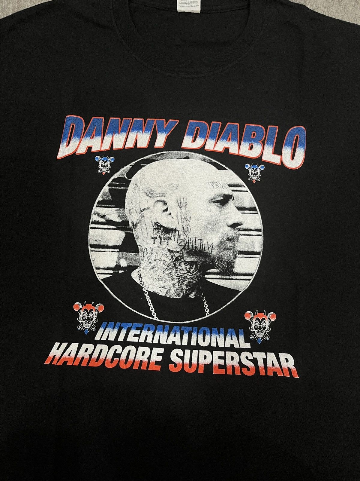 Band Tees Danny Diablo Hardcore Tee "Queens All Day Son" Size US XL / EU 56 / 4 - 2 Thumbnail
