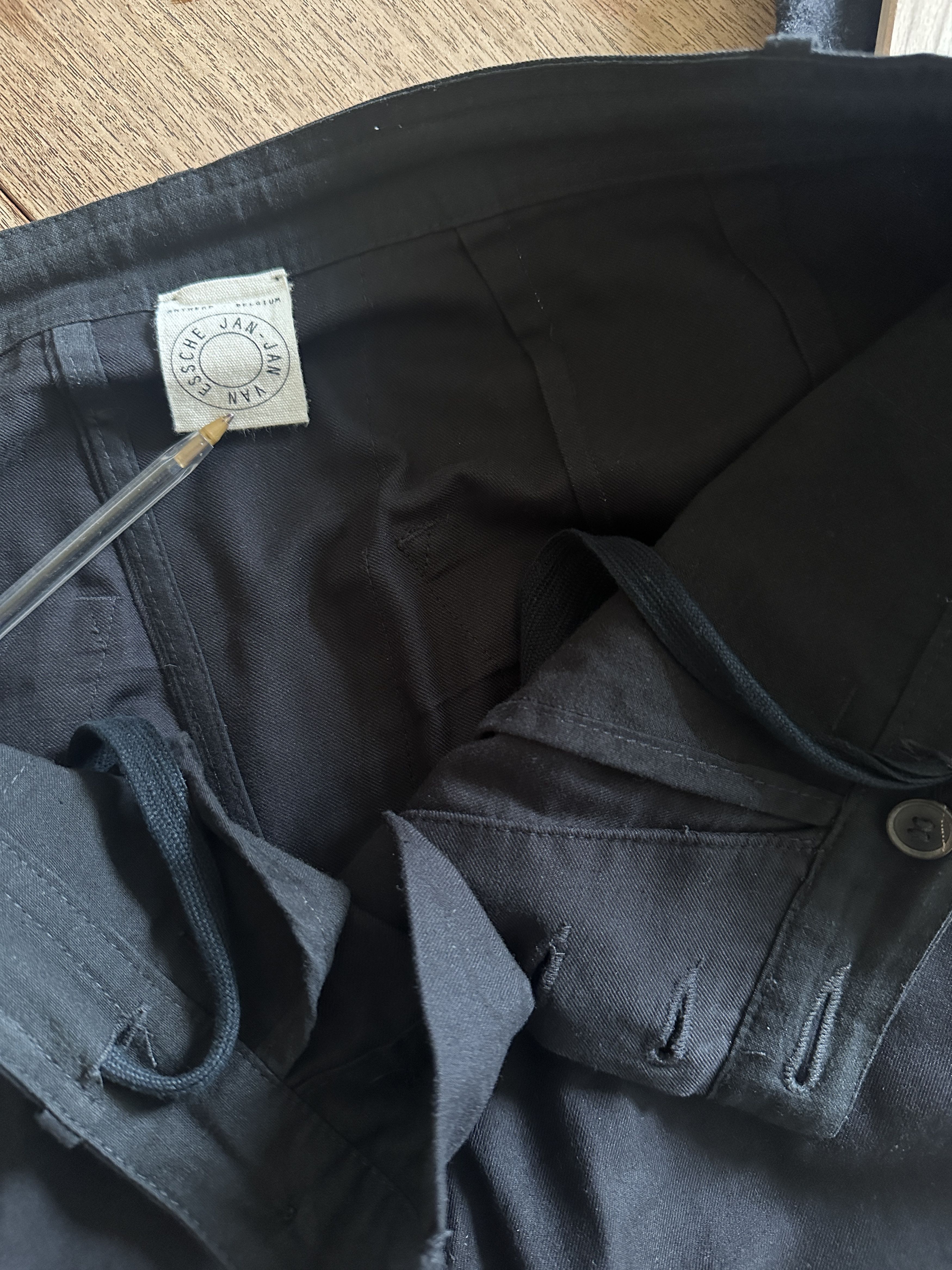 Jan Jan Van Essche JAN JAN VAN ESSCHE - S- Black pants Size US 30 / EU 46 - 4 Thumbnail