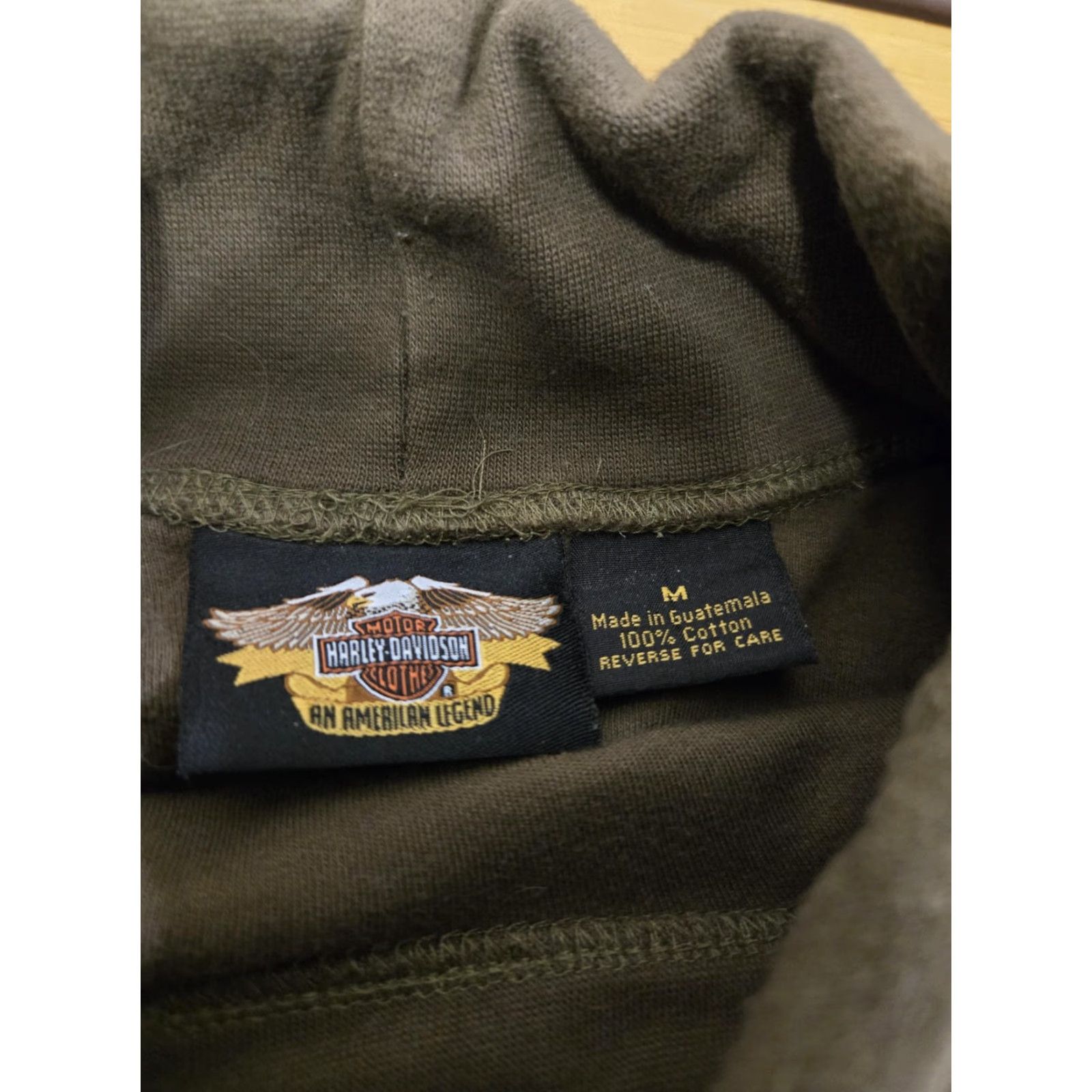 Harley Davidson Harley-Davidson Shirt Mens M Brown Long Sleeve Turtleneck Logo Biker Moto Size US M / EU 48-50 / 2 - 5 Thumbnail