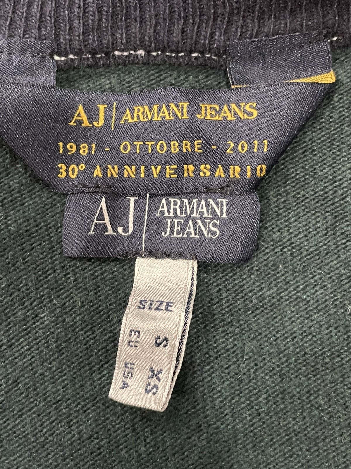 Armani Armani Jeans 30 anniversary 2011 Cardigan Size US XS / EU 42 / 0 - 3 Thumbnail