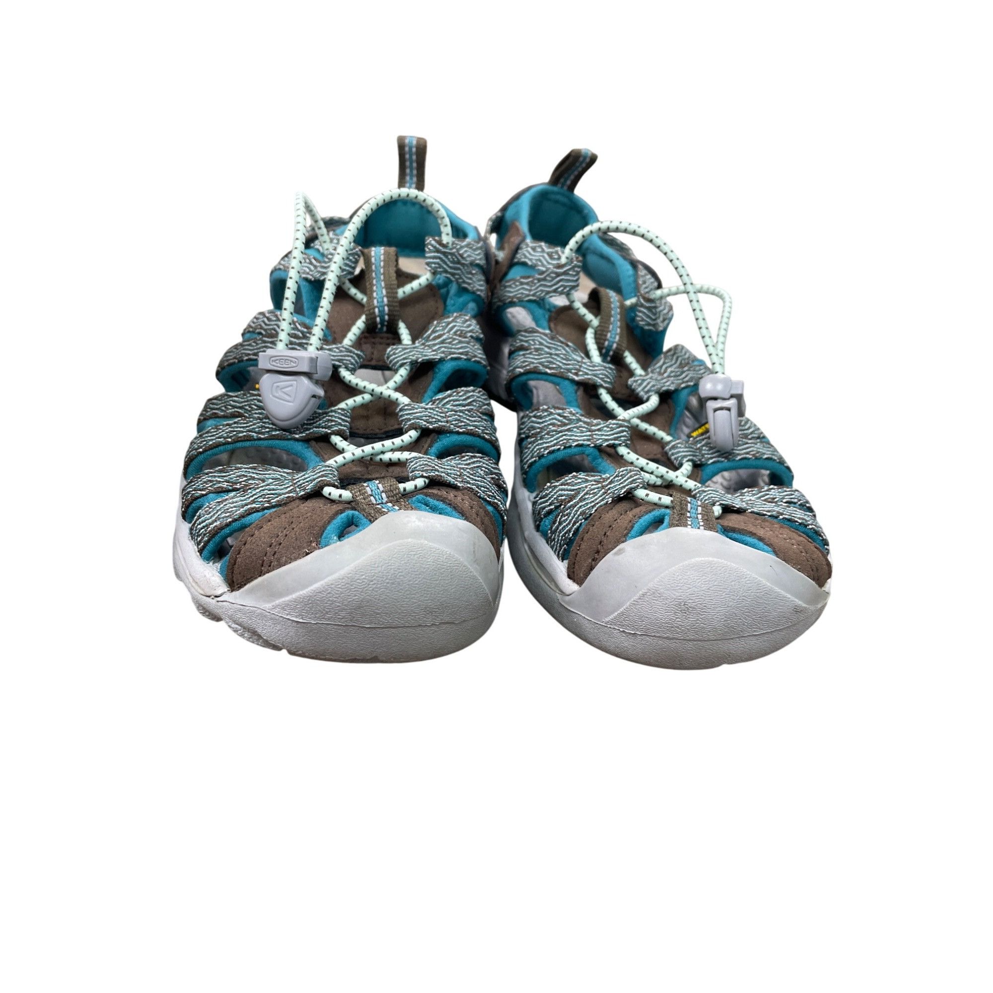 KEEN Keen Womens Turquoise & Brown Water Hiking Shoes Size 6 SKU Size US 6 / IT 36 - 12 Thumbnail