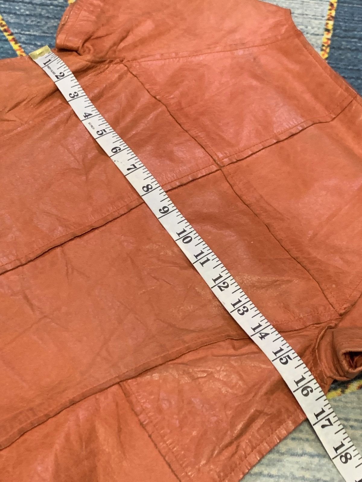 Yohji Yamamoto WXYZ Workshop By Yohji Yamamoto Cow Hide Leather Shirt Size S / US 4 / IT 40 - 10 Thumbnail