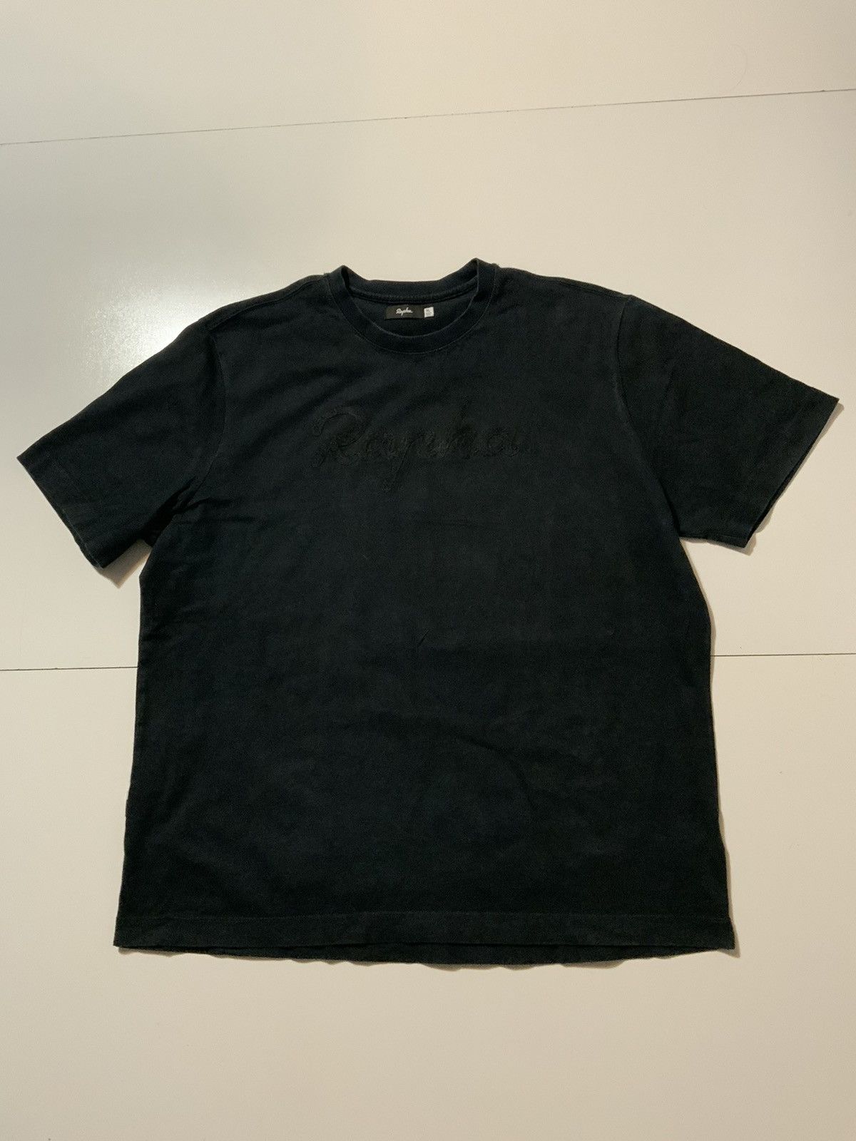 Rapha Rapha Cycling Bike Black Spellout S/S Crewneck T-Shirt Size US XL / EU 56 / 4 - 1 Thumbnail