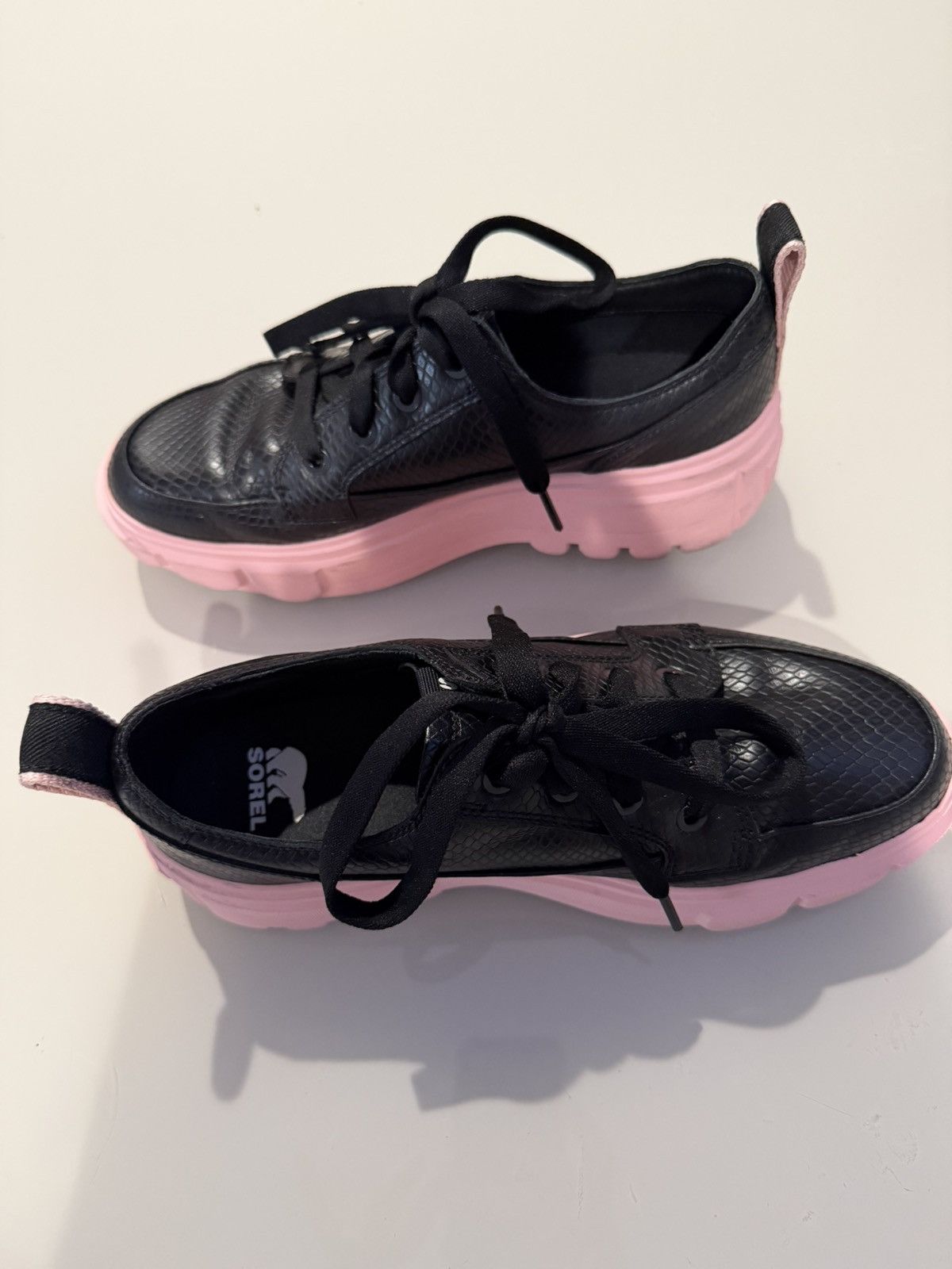 SOREL Sorel Caribou X Waterproof Black Croc Platform Sneaker 9.5 Size US 9.5 / IT 39.5 - 2 Thumbnail