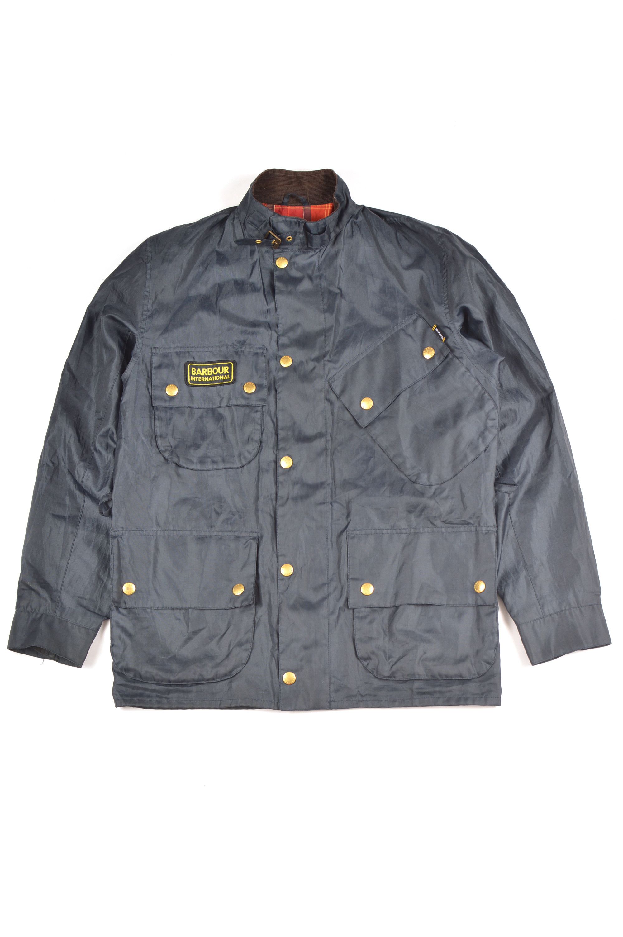 Barbour Barbour International Navy A7 Bright Brass Jacket Grailed