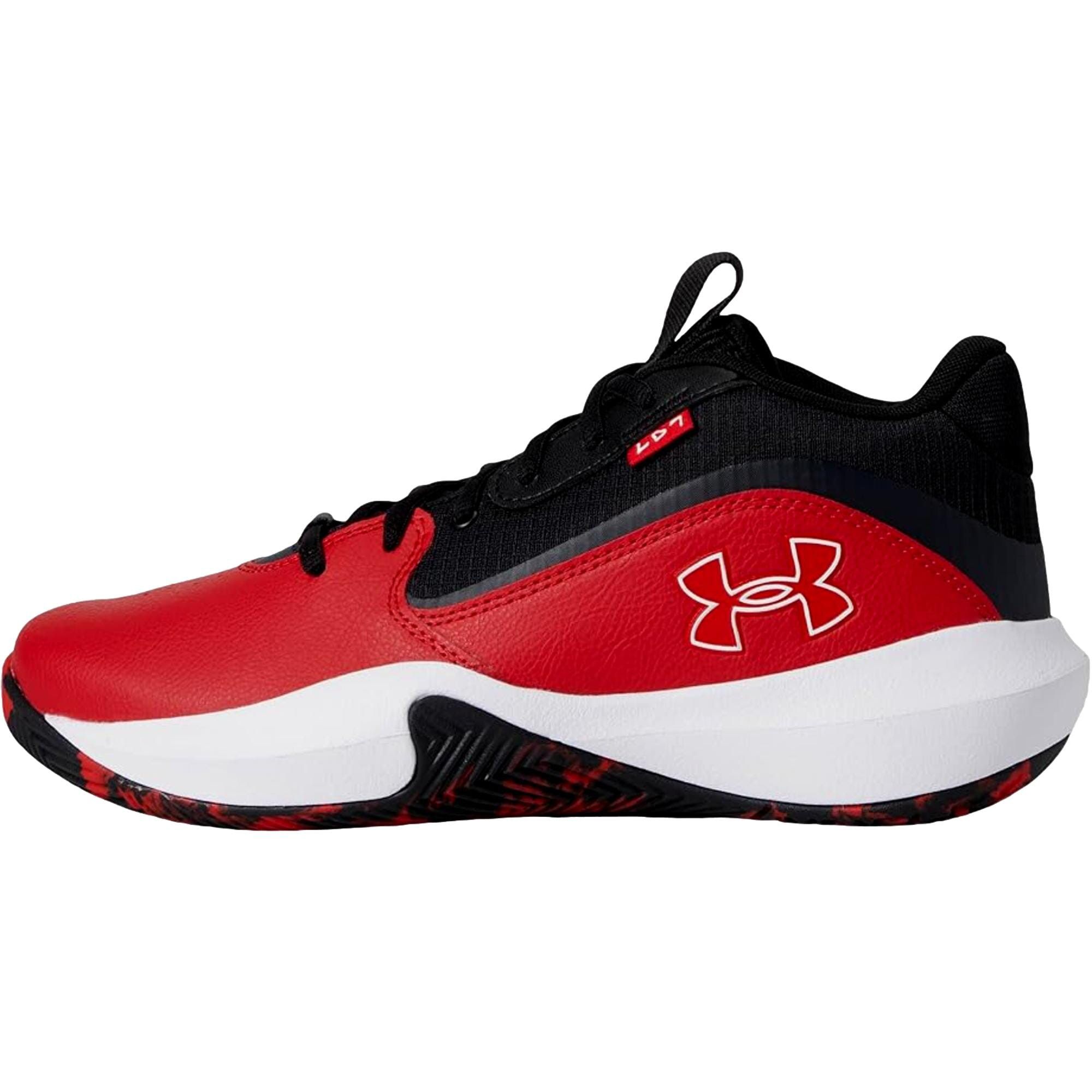 Under Armour Lockdown 6 Red/ Black/ White 3025616-600 Size US 12 / EU 45 - 1 Thumbnail