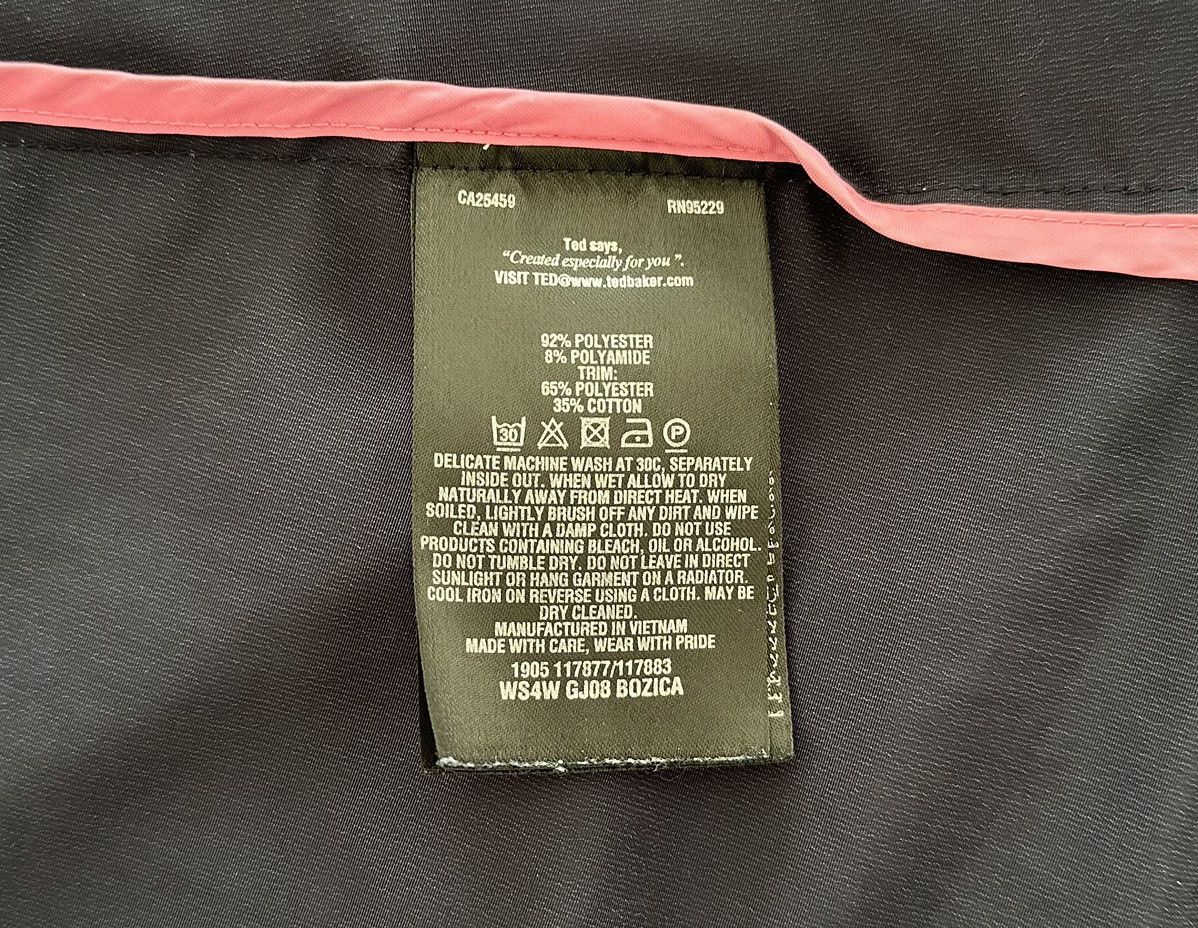 Ted Baker TED BAKER London Women's Rain Jacket Windstopper Size 2 Size M / US 6-8 / IT 42-44 - 5 Thumbnail