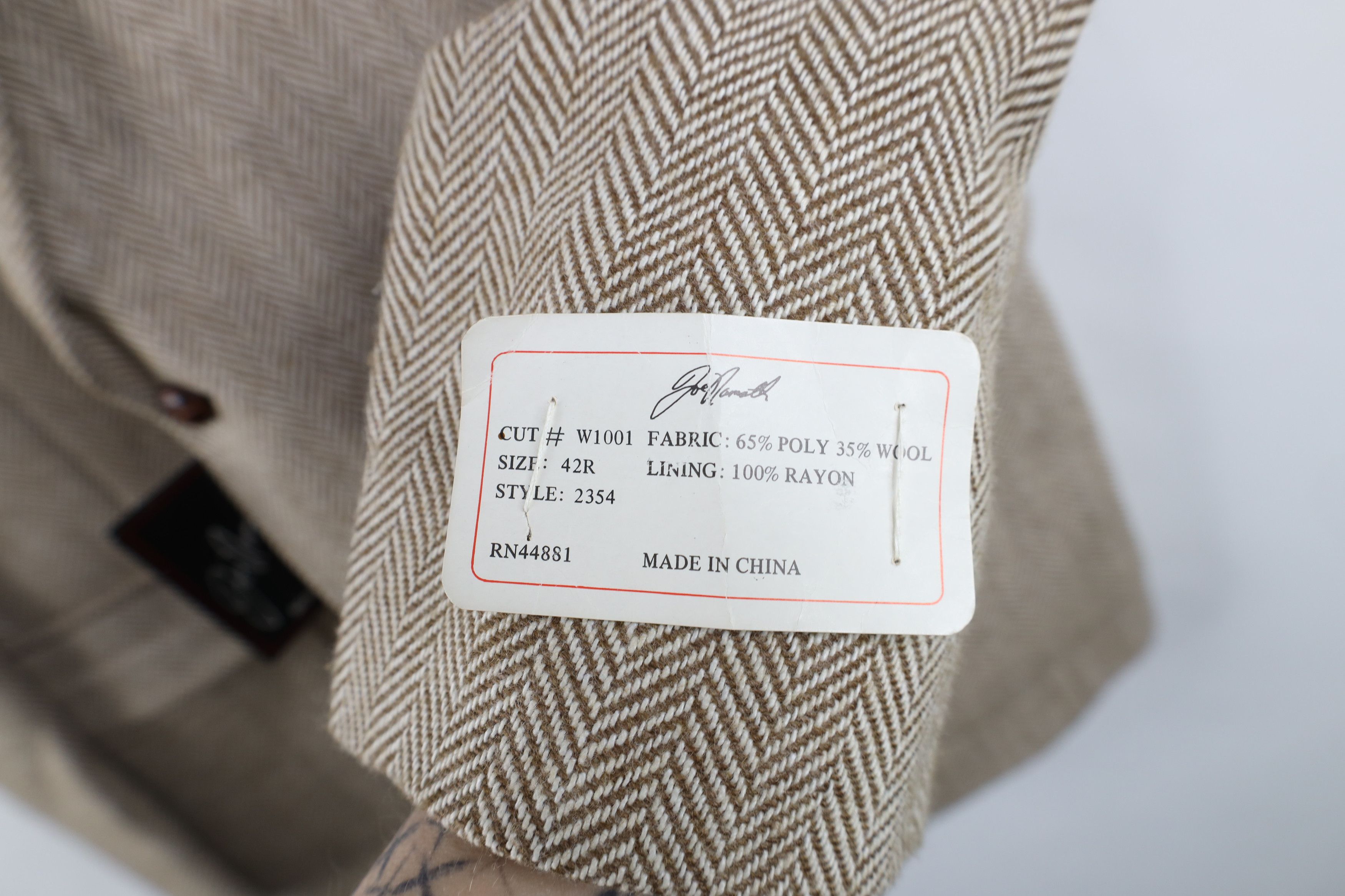 Vintage Deadstock Vintage 70s 80s Streetwear Blazer Suit Jacket Size US XXL / EU 58 / 5 - 8 Thumbnail