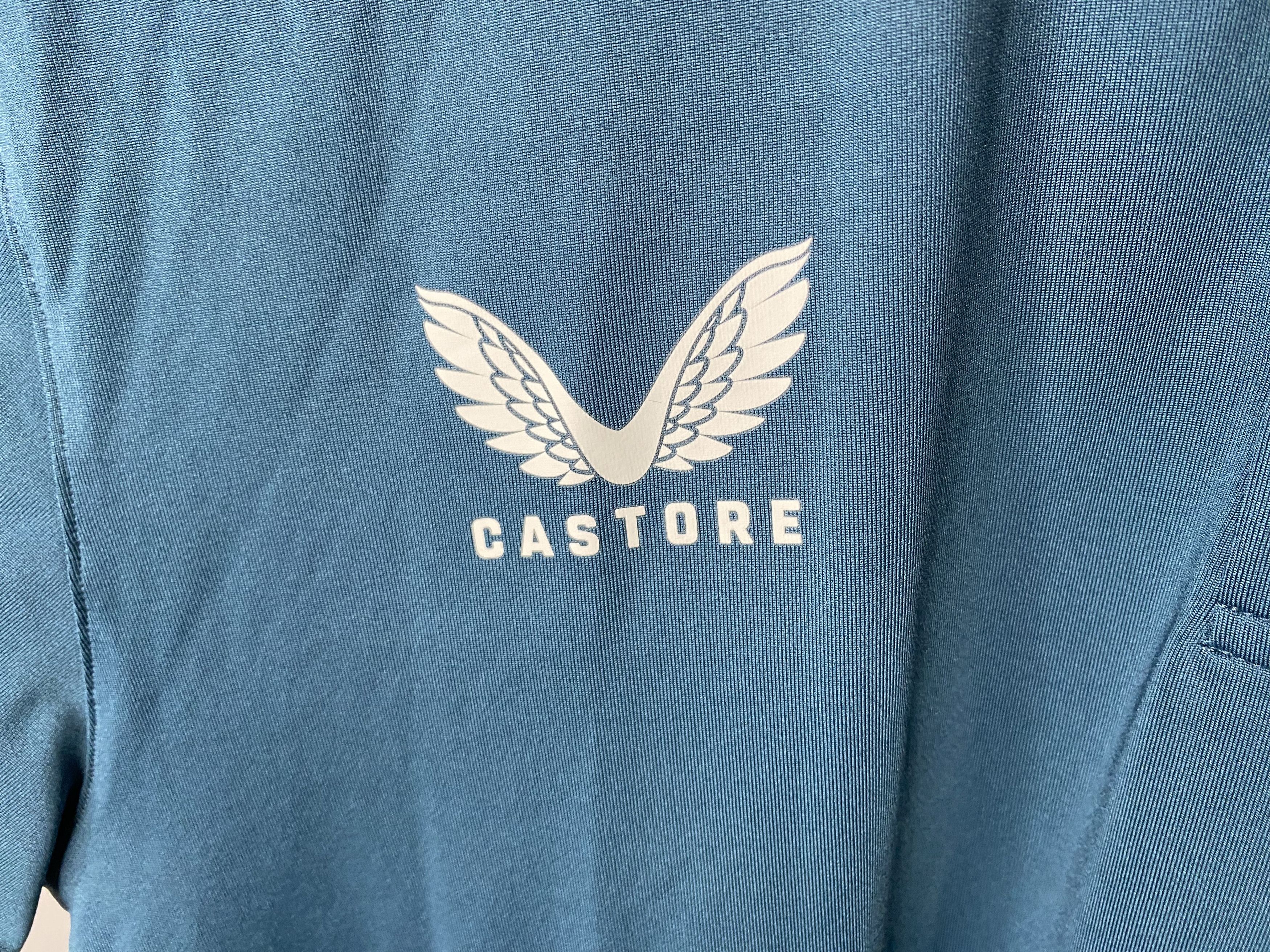 Castore ASTON VILLA 2022 TRAINING POLO FOOTBALL SHIRT SOCCER JERSEY Size US L / EU 52-54 / 3 - 4 Thumbnail