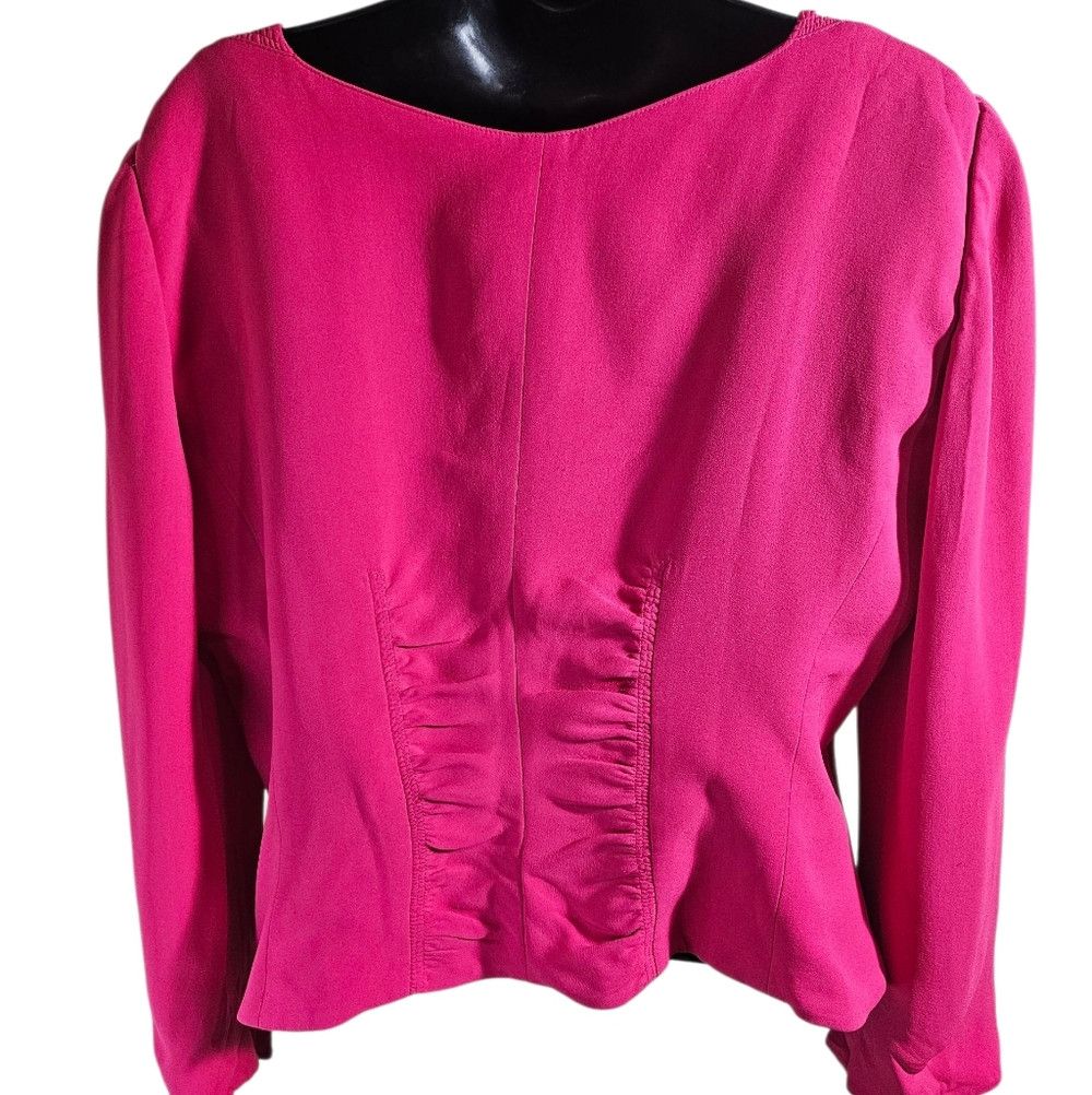 Armani Collezioni Y2K Armani Collection Hot Pink Evening Jacket 12 Large Size XL / US 12-14 / IT 48-50 - 2 Thumbnail