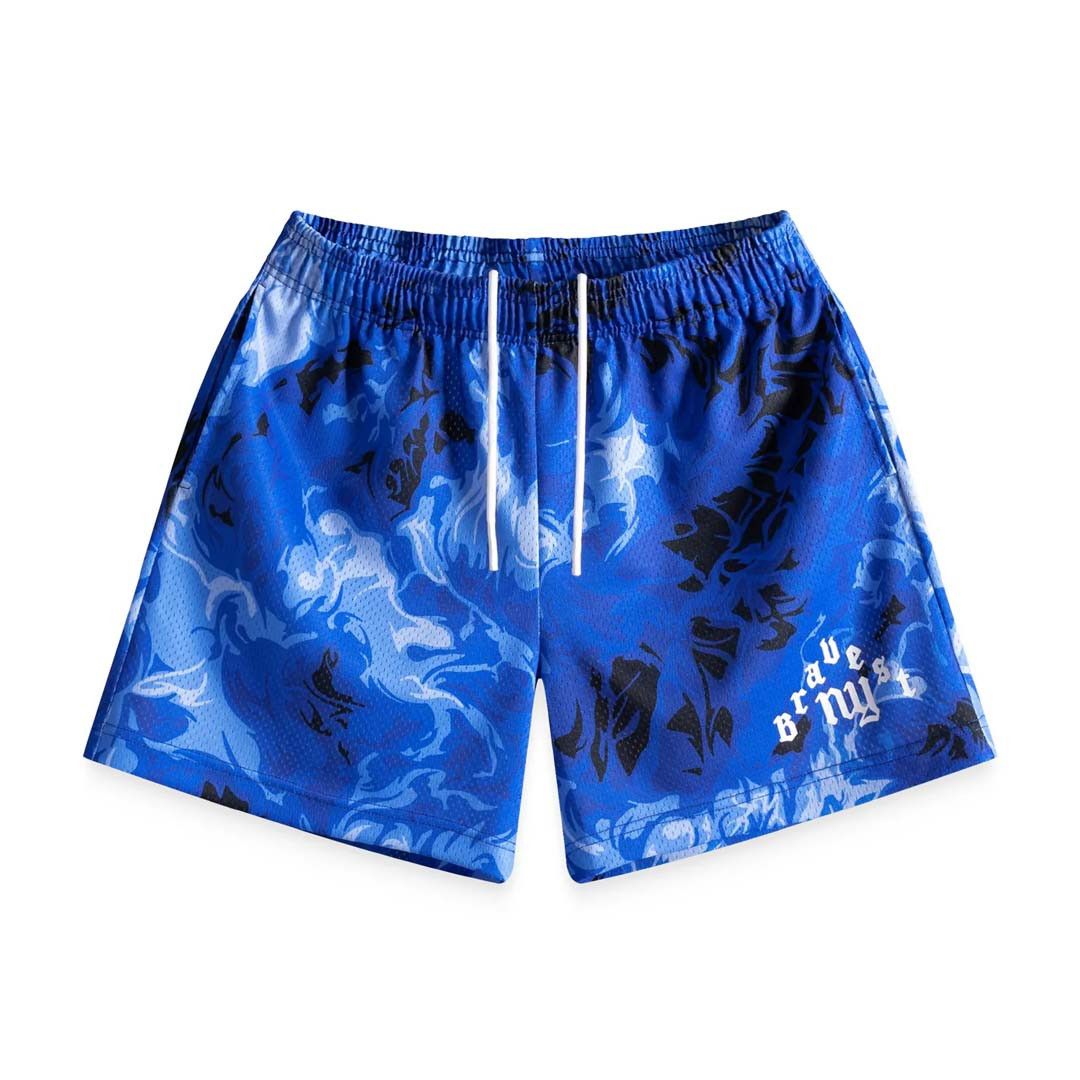 Bravest Studios Inferno Flame Blue Shorts Size US 32 / EU 48 - 1 Preview