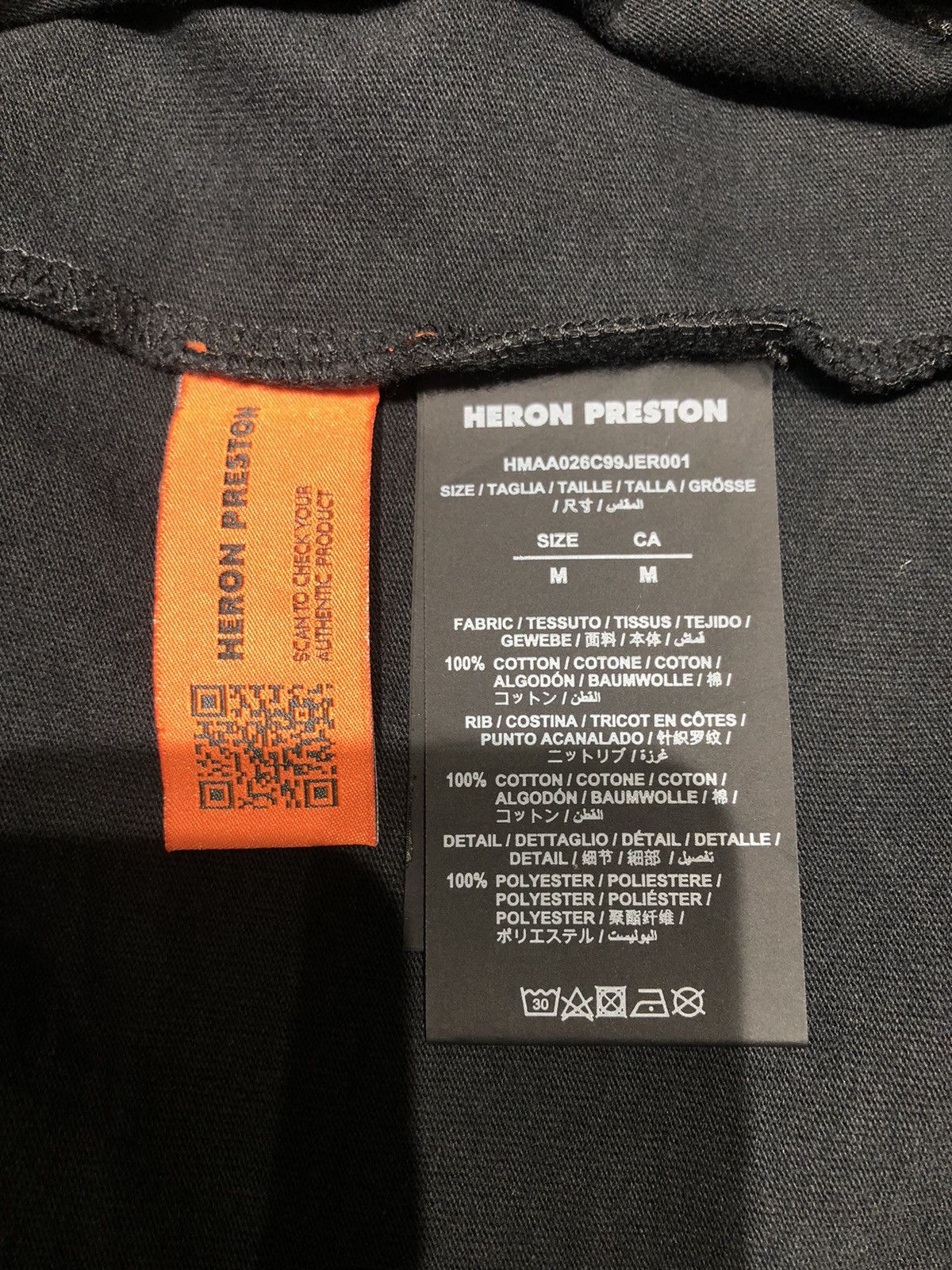 Heron Preston Heron Preston Heron BW Oversized T-Shirt Size US M / EU 48-50 / 2 - 5 Thumbnail