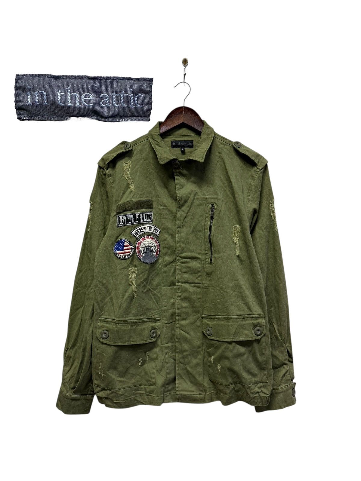 In The Attic 🔥in the attic army style jacket Size US M / EU 48-50 / 2 - 1 Thumbnail