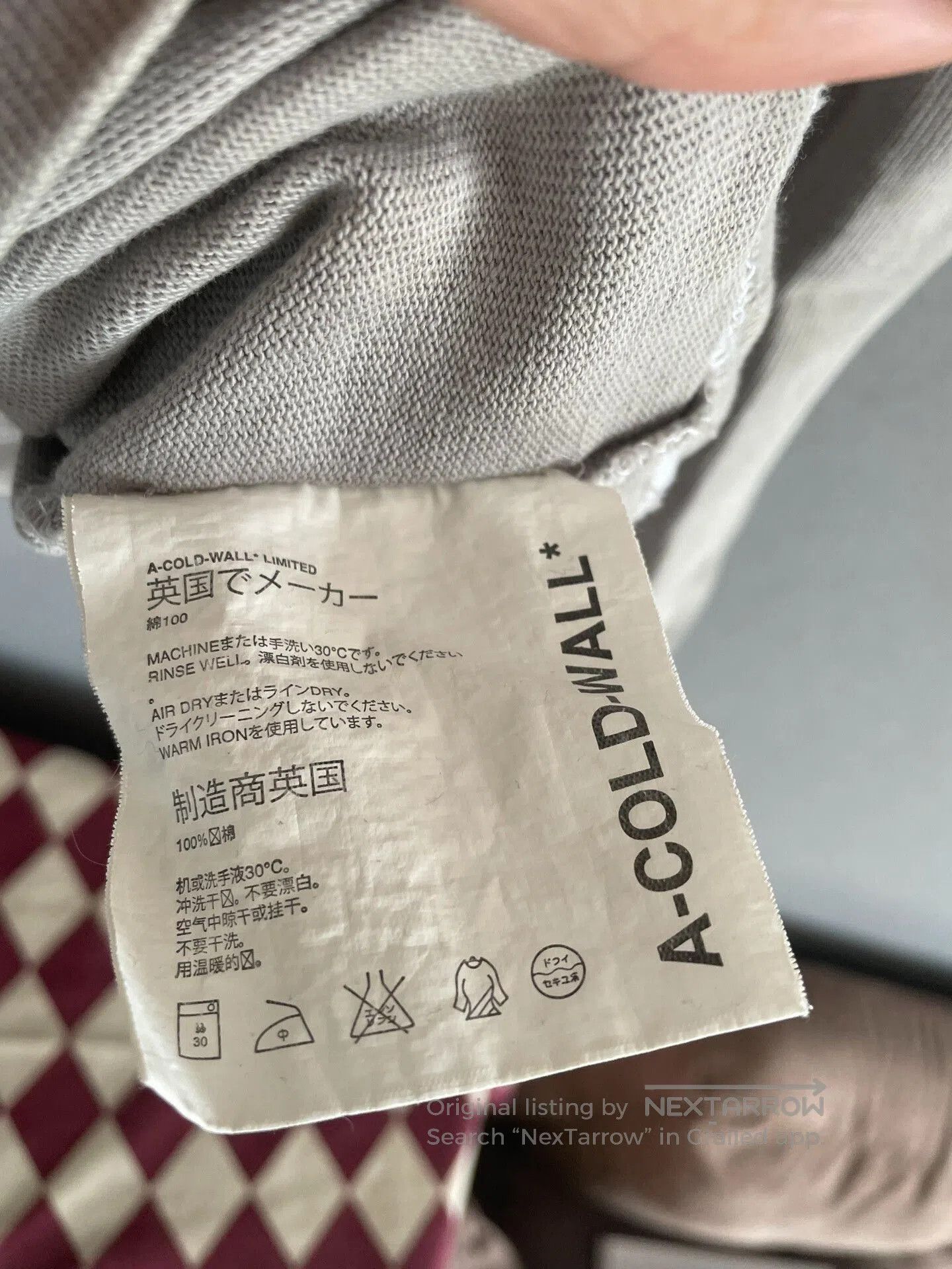 A-COLD-WALL* A Cold Wall Long Sleeve Oversized Shirt. Size US XL / EU 56 / 4 - 4 Thumbnail