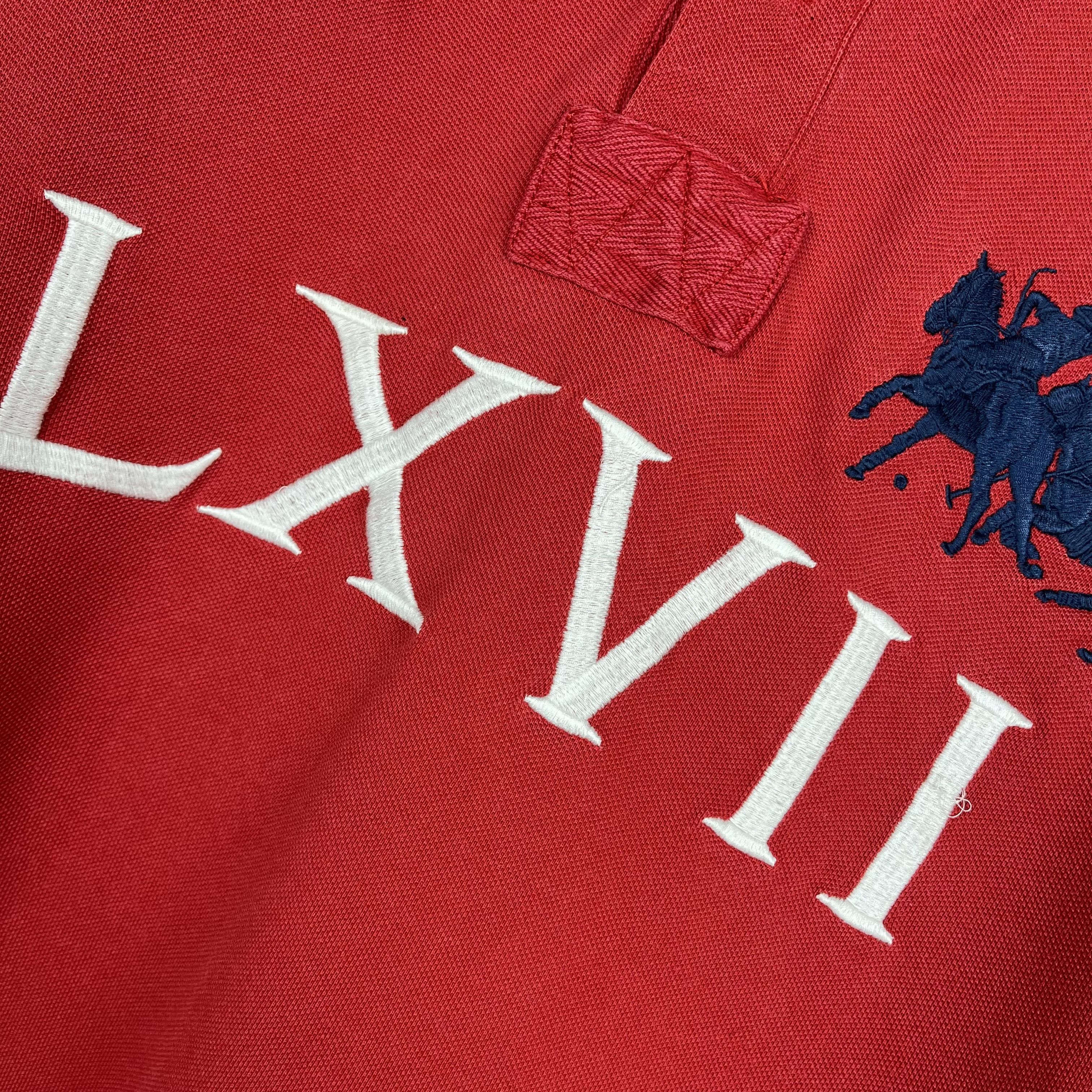 Polo Ralph Lauren Vintage Polo Ralph Lauren Big Logo LXVII Polo Shirt 00’s Size US L / EU 52-54 / 3 - 8 Thumbnail