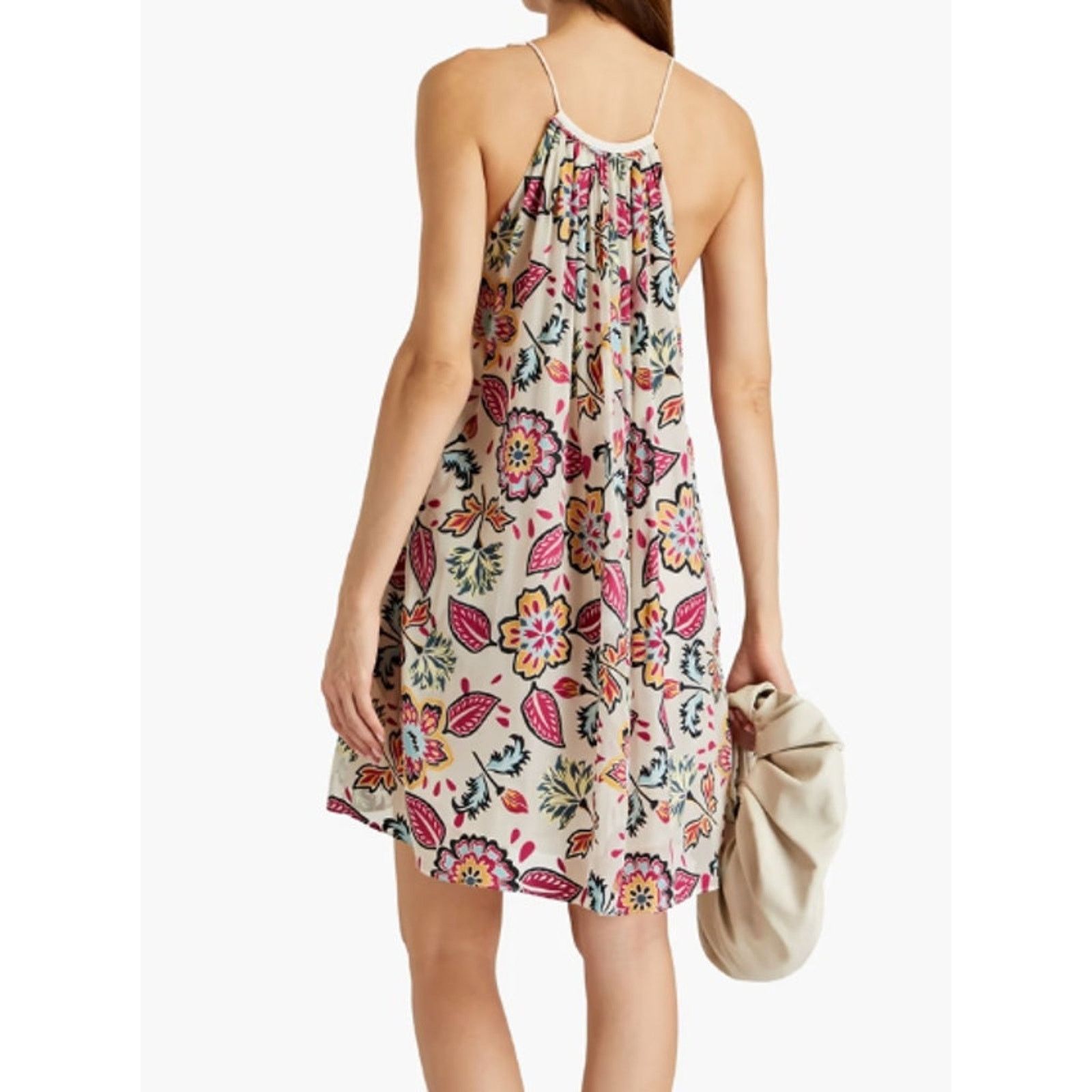Rag & Bone Bailey gathered floral print devoré georgette mini dress Size L / US 10 / IT 46 - 3 Thumbnail