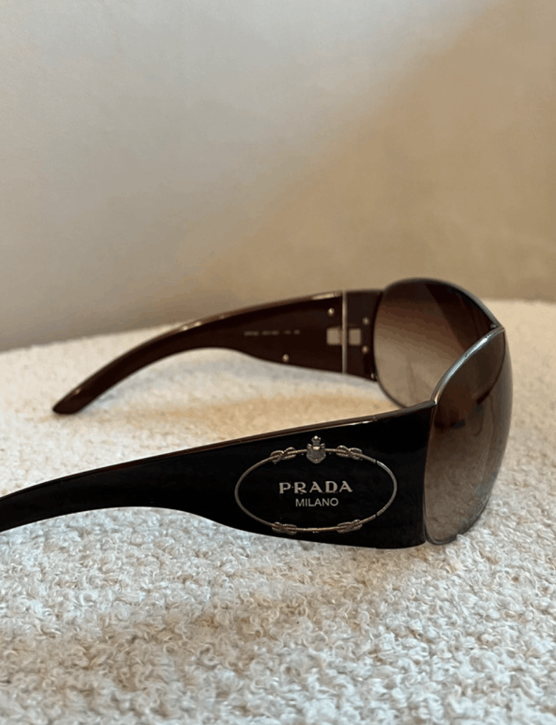 Prada PRADA Sunglasses Flame 2004 Star Mask Fire Chrome Silver Size ONE SIZE - 1 Thumbnail