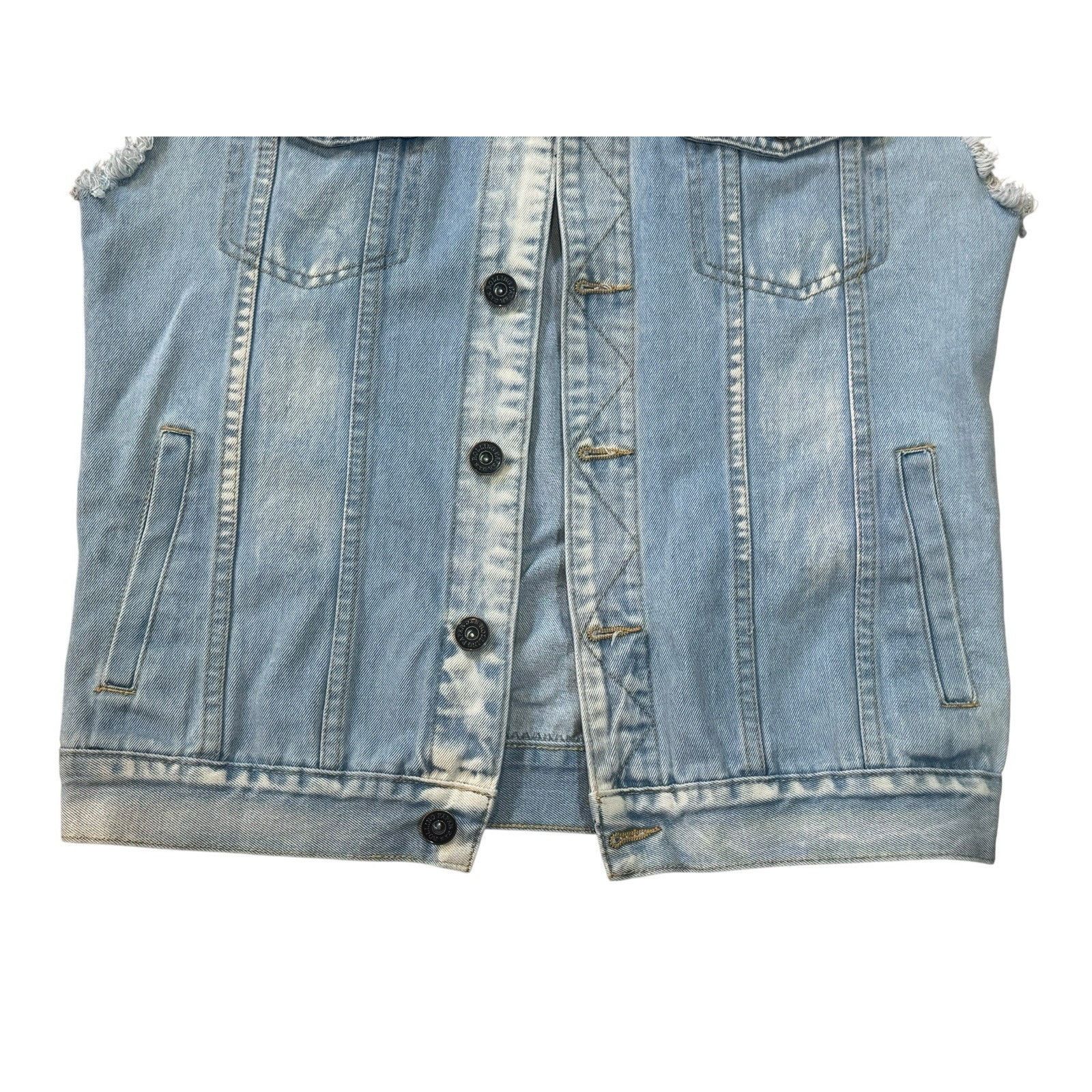 Other BILLY JOEL Uptown Girl Vintage Retro Denim Vest 70s 80s Sz M Size M / US 6-8 / IT 42-44 - 5 Thumbnail