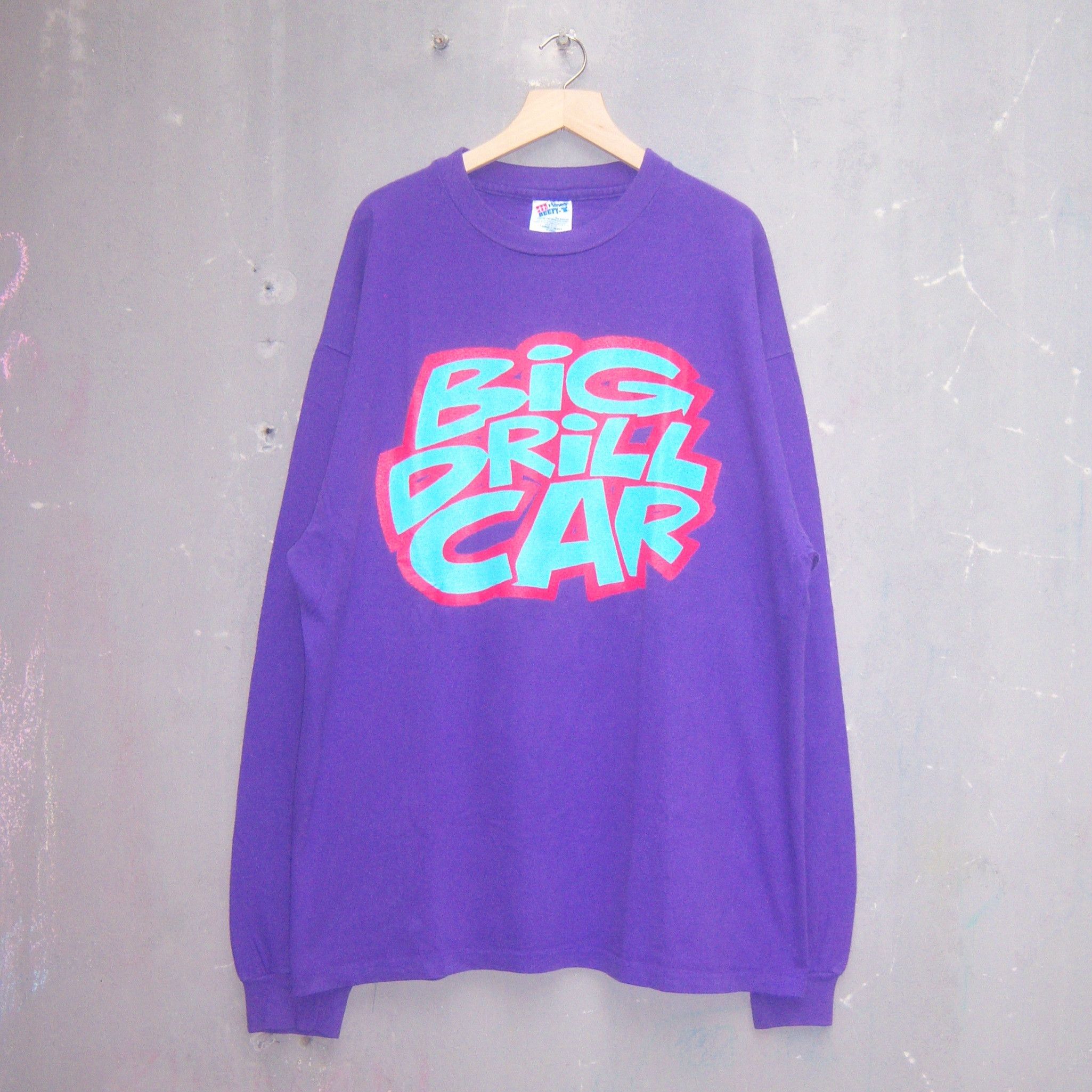 Band Tees × Vintage 1991 Big Drill Car - Batch Purple T shirt Size US XL / EU 56 / 4 - 1 Thumbnail