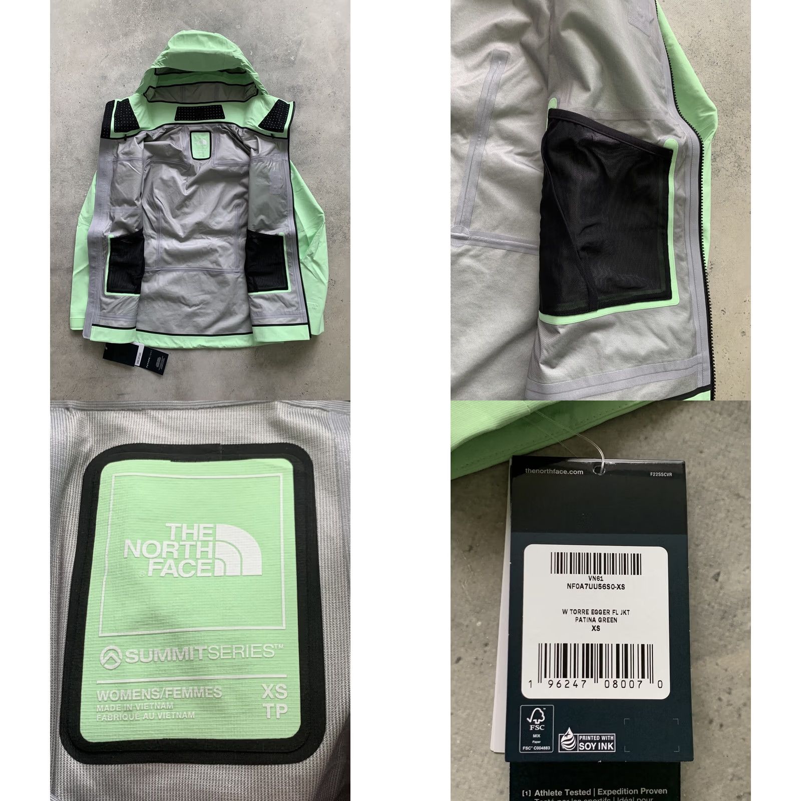 The North Face VINTAGE The North Face Torre Egger Futurelight Summit Ski Jacket Womens XS Patina Green Ski Jacket Womens XS Patina Green 90s Outdoor Styles Womens Size XS / US 0-2 / IT 36-38 - 8 Thumbnail