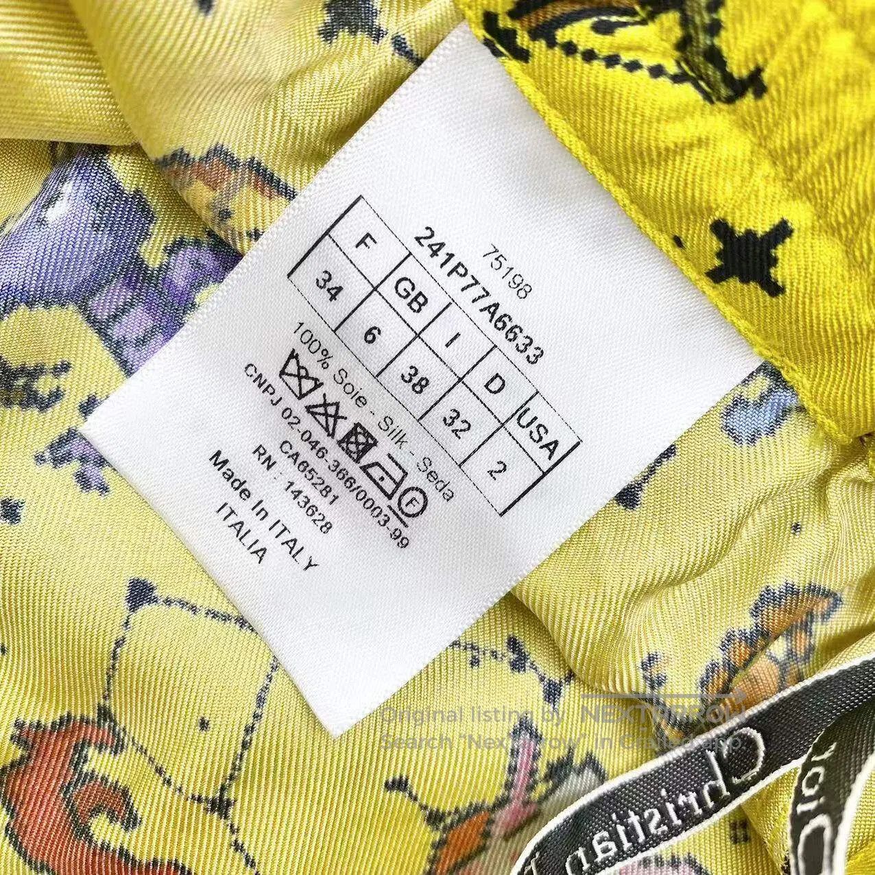 Dior Dior Constellation pattern mulberry silk shorts| Size 42" / US 20 - 4 Thumbnail