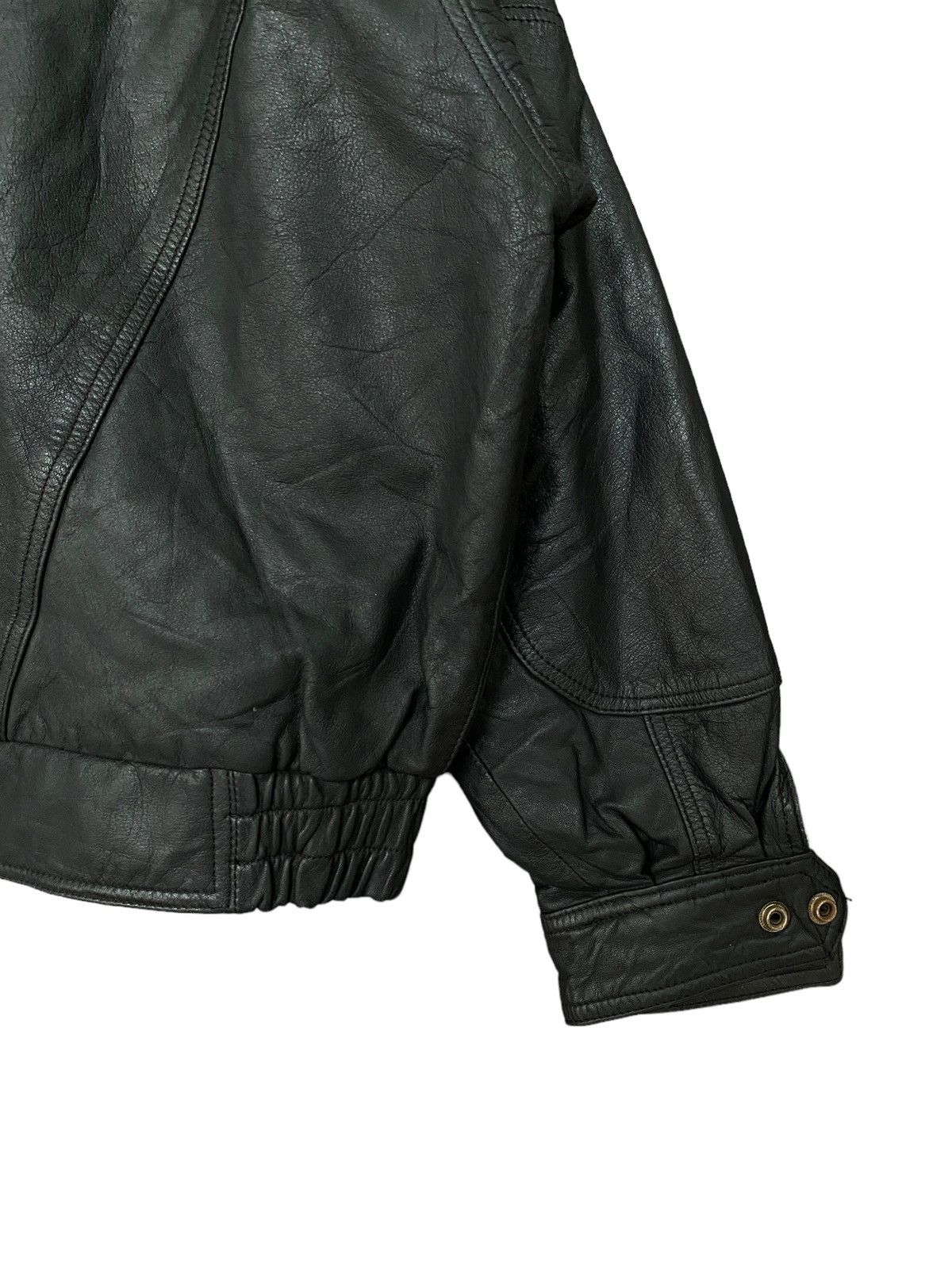 Valentino Vintage Valentino Uomo Leather Jacket 1990s Size US M / EU 48-50 / 2 - 4 Thumbnail
