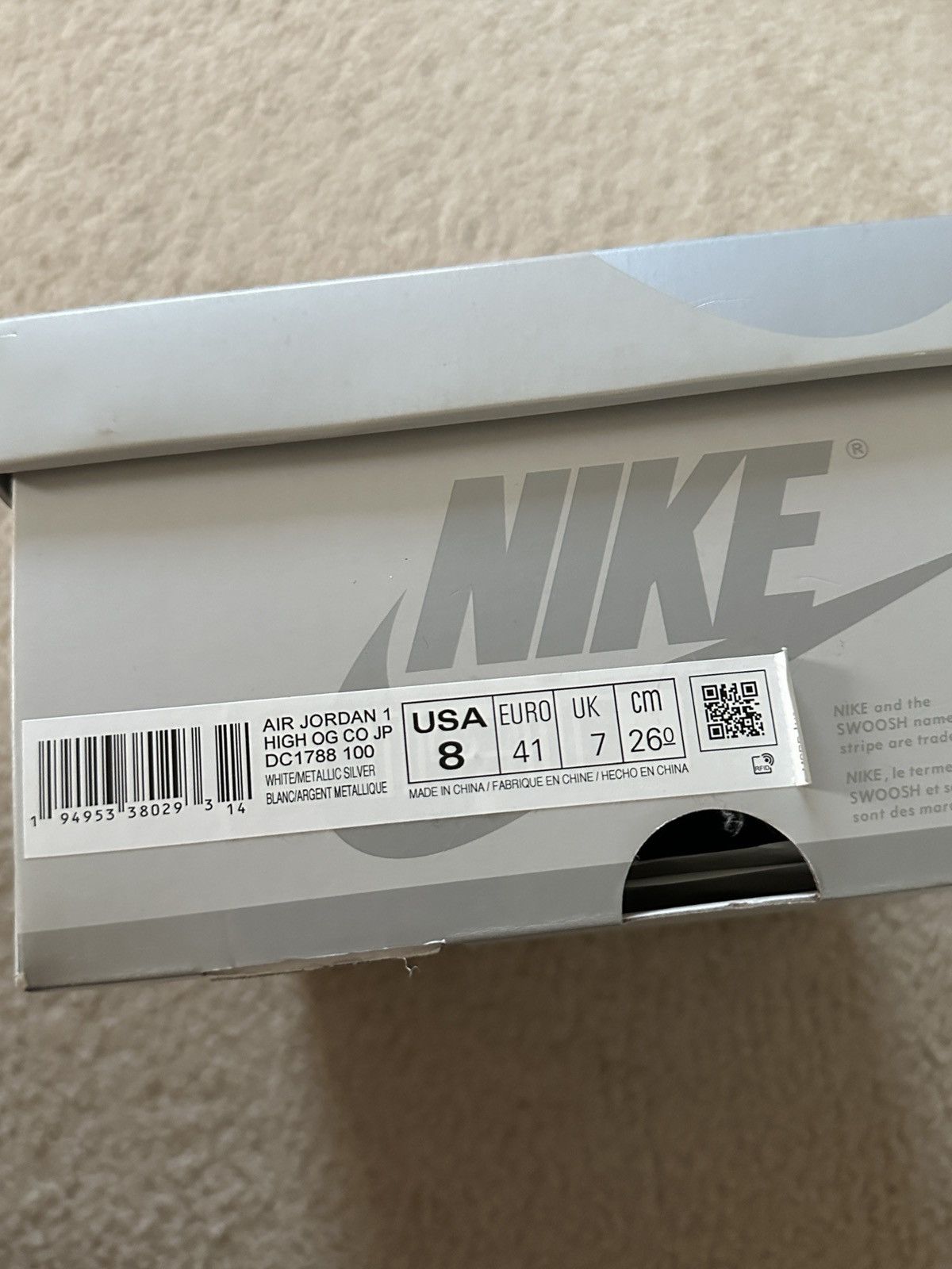 Jordan Brand Air jordan 1 retro high og co Jp Japan size us 8 Size US 8 / EU 41 - 12 Thumbnail