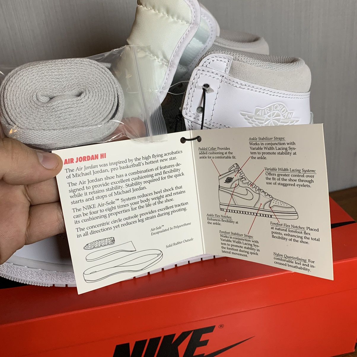 Jordan Brand × Nike Jordan 1 Retro High 85 Neutral Grey Size US 11 / EU 44 - 23 Thumbnail