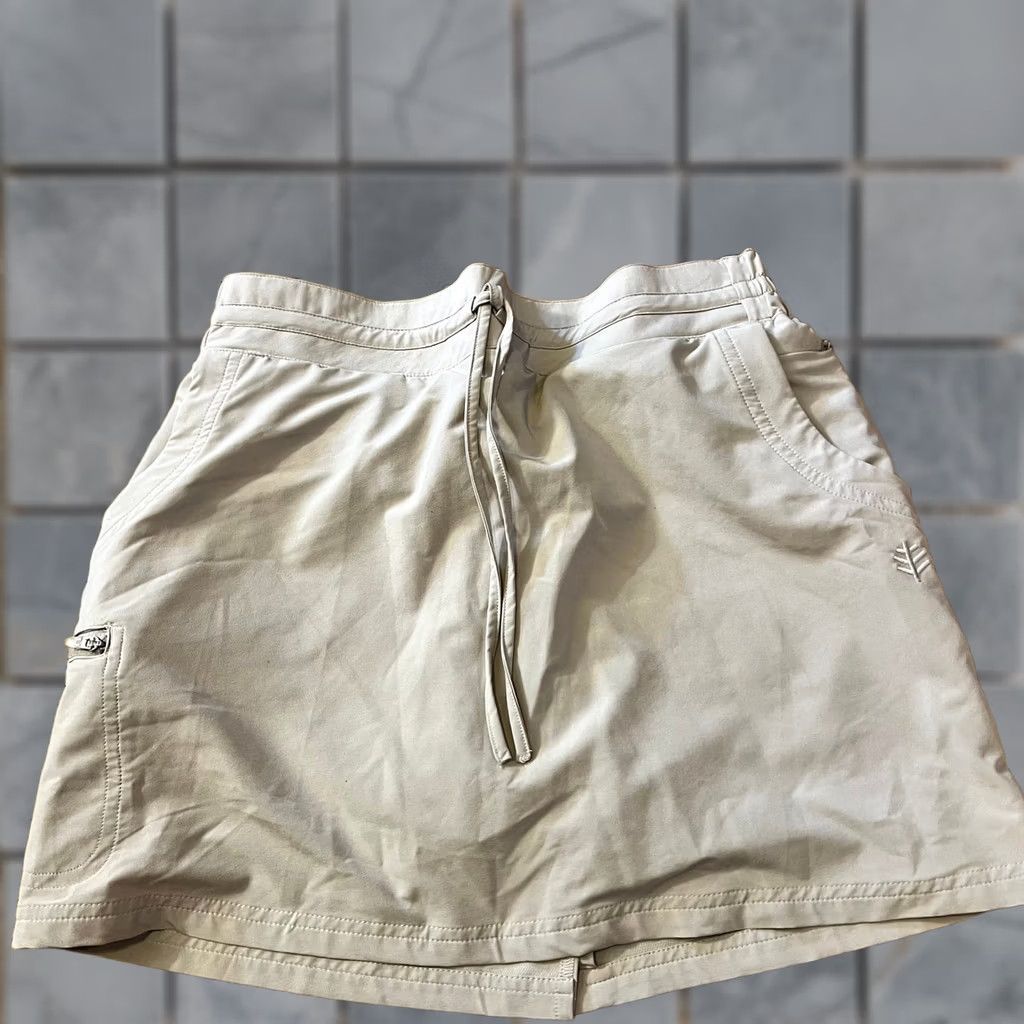 Vintage Coolibar Skort Skirt Womens XS Beige Cream Performance UPF Size 26" / US 2 / IT 38 - 1 Thumbnail