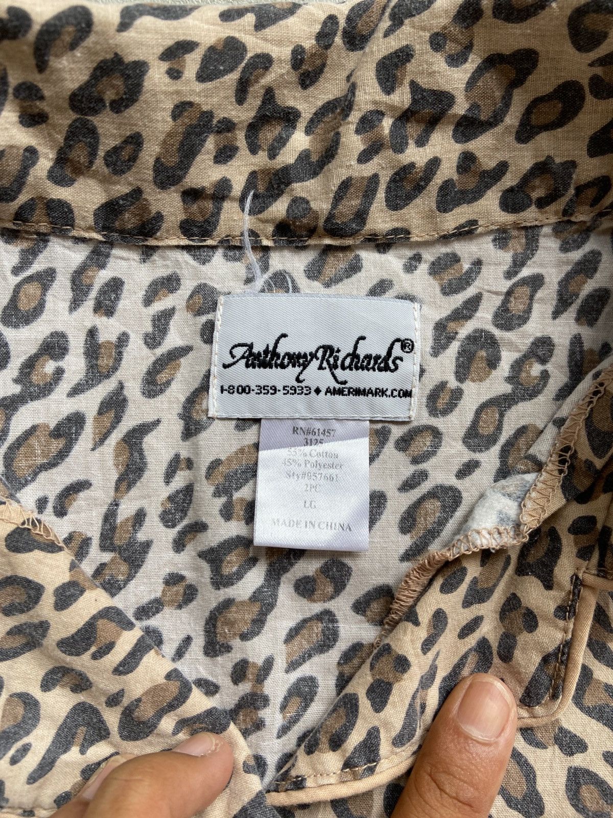 If Six Was Nine × Japanese Brand × Le Grande Bleu (L.G.B.) Anthony Richards Leopard Shirt Size US L / EU 52-54 / 3 - 3 Thumbnail