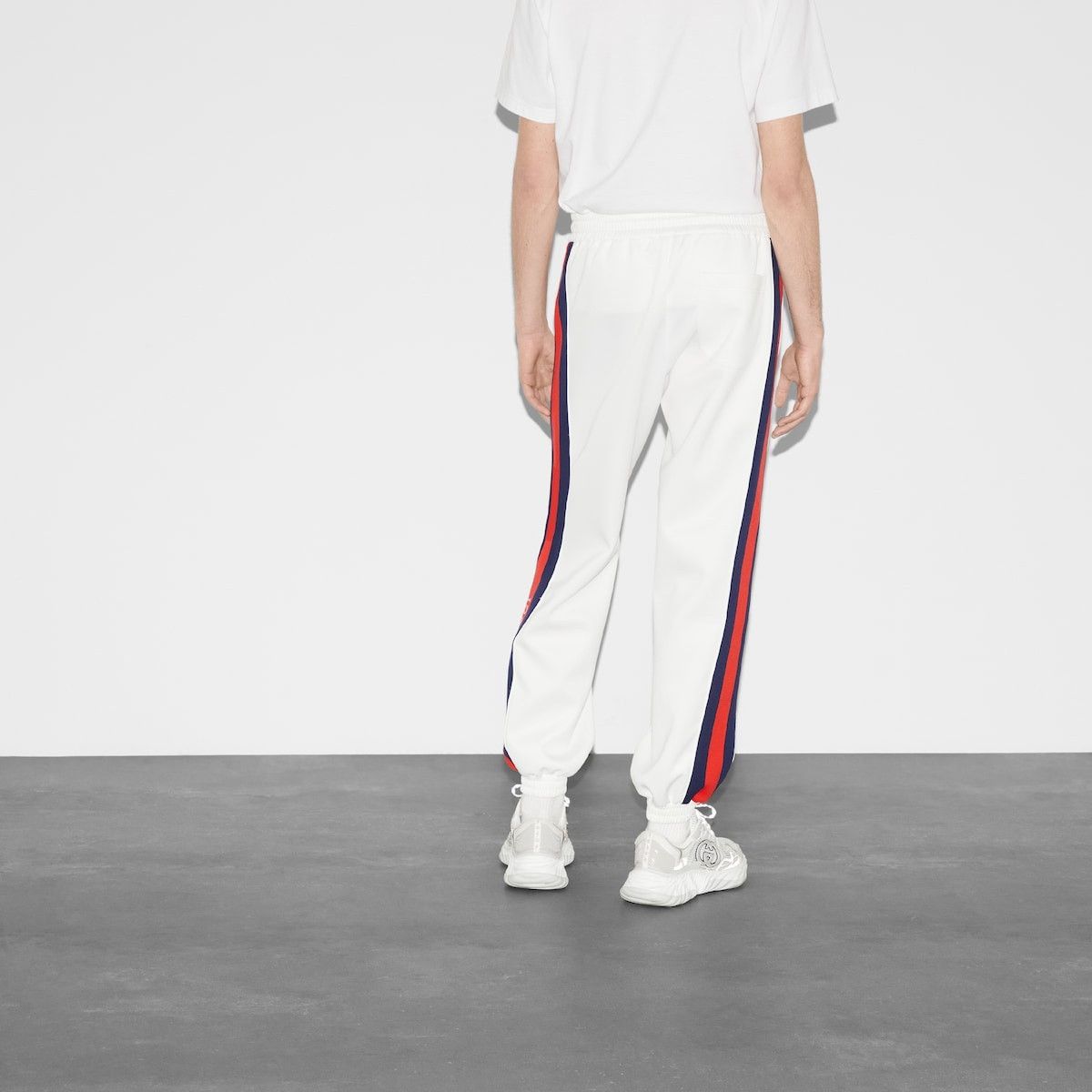 Gucci o1s1wg110925 Neoprene Jogging Pant with Web in Multicolor Size US 34 / EU 50 - 4 Thumbnail